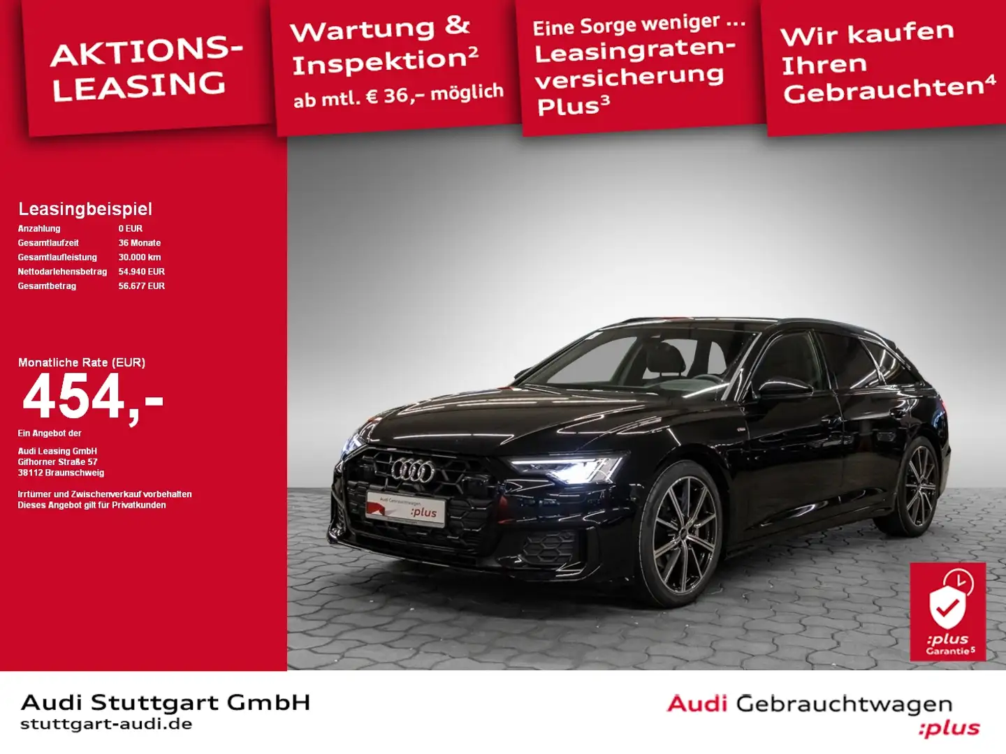 Audi A6 Avant S line 45 TFSI S tronic AHK Memory SHZ Schwarz - 1