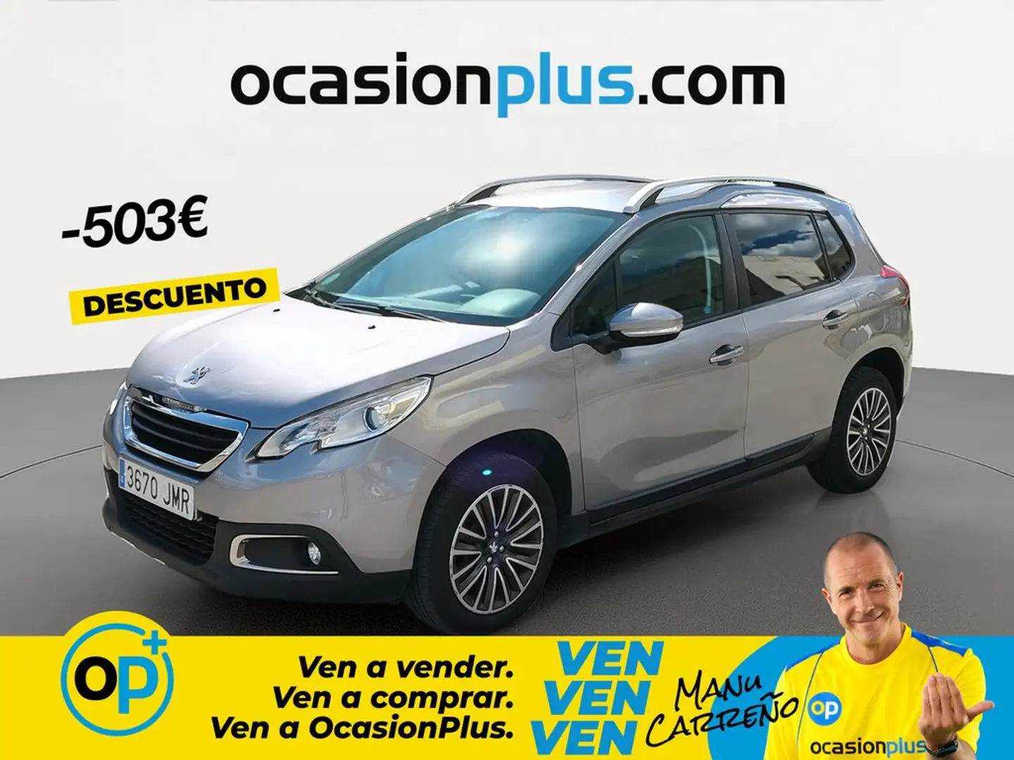 Peugeot 2008 1.2 PureTech Access 82 Gris - 1