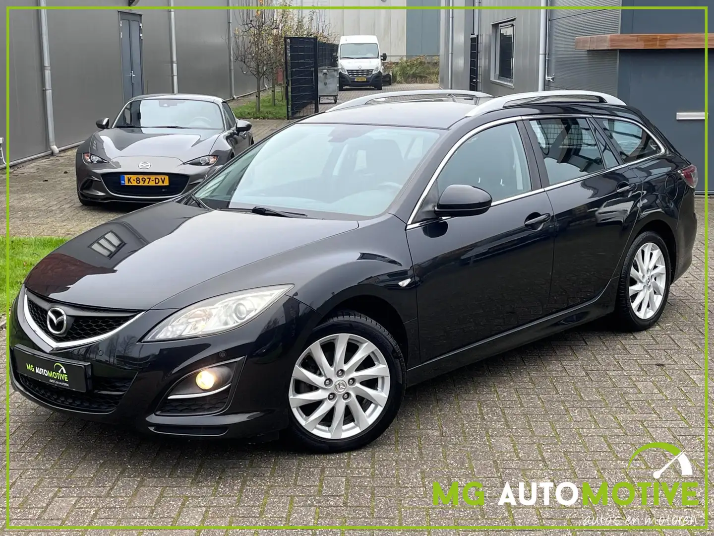 Mazda 6 Sportbreak 2.0 TS | 1e eigenaar | Nederlandse auto Zwart - 2