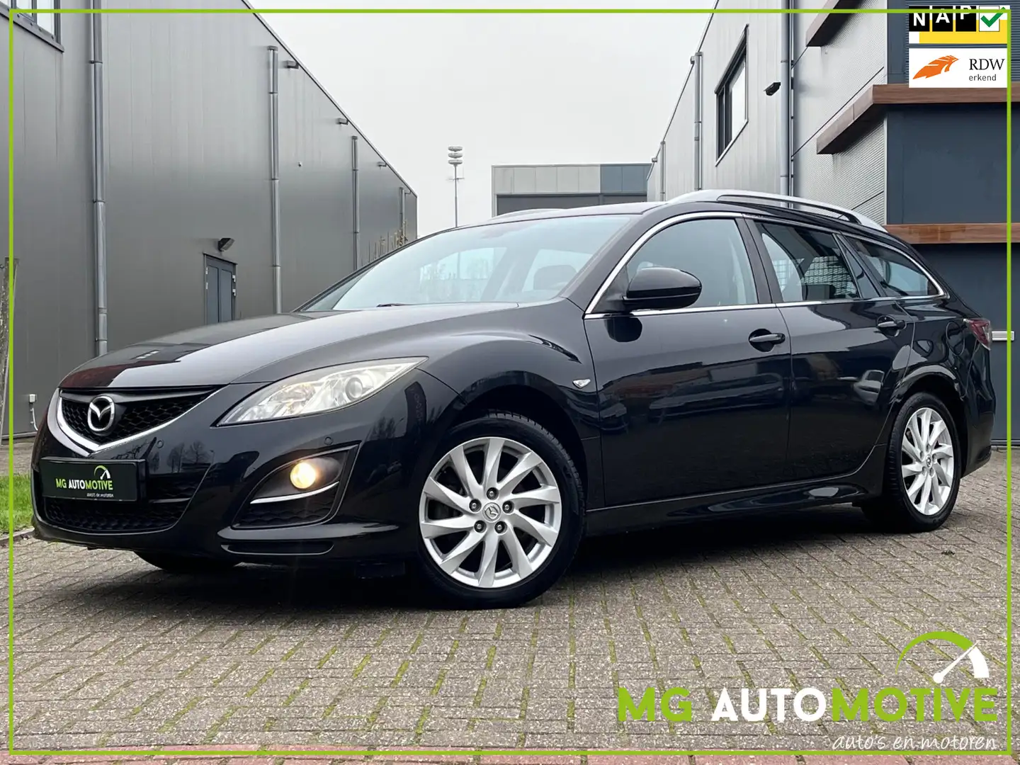 Mazda 6 Sportbreak 2.0 TS | 1e eigenaar | Nederlandse auto Zwart - 1
