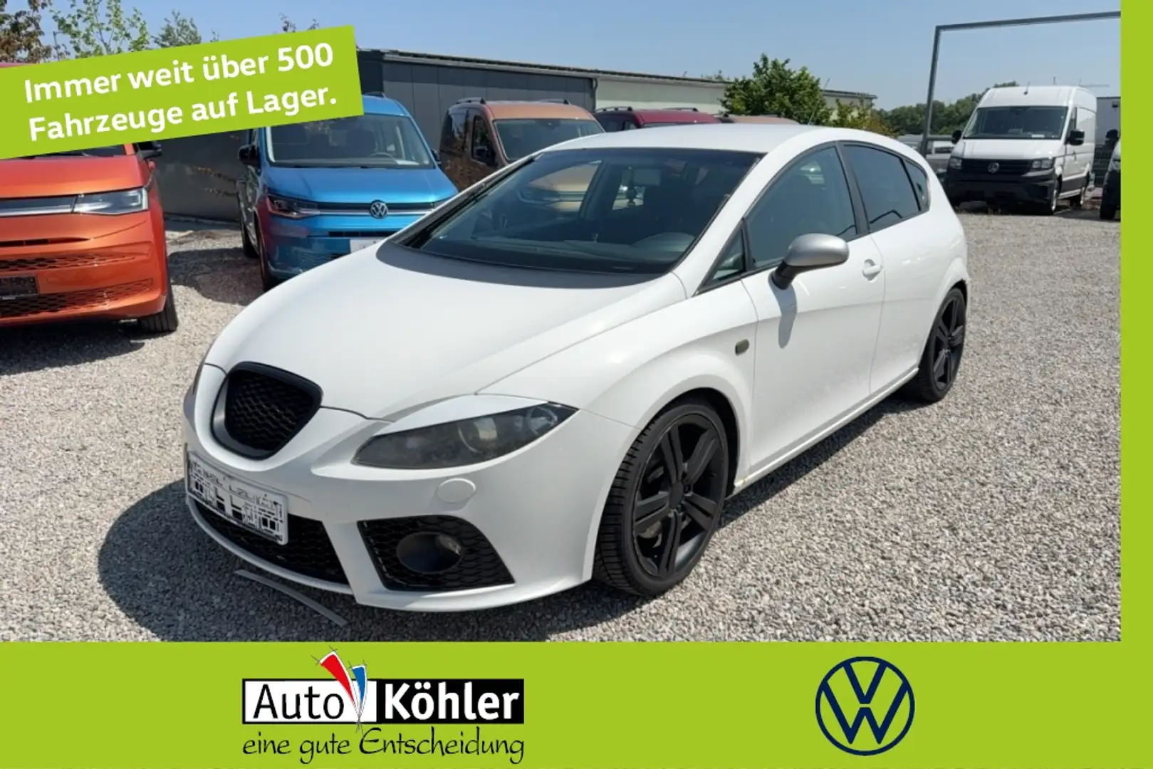 SEAT Leon 2.0 TDi nur für Gewerbe und Export LM SHZ Weiß - 1