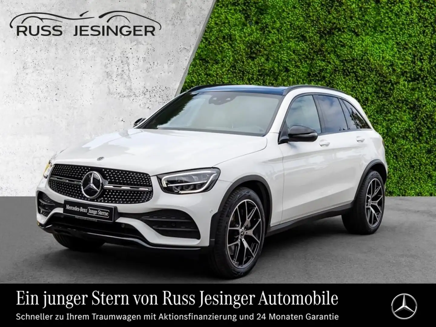 Mercedes-Benz GLC 220 d 4M AMG Line *AHK*Cam*LED*Pano*Memo*20" Weiß - 2