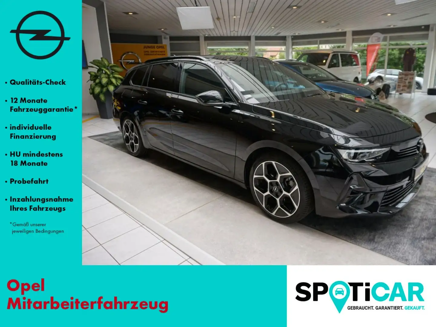 Opel Astra L ST Ultimate AUTOMATIK, SCHIEBEDACH, NAVI Schwarz - 1