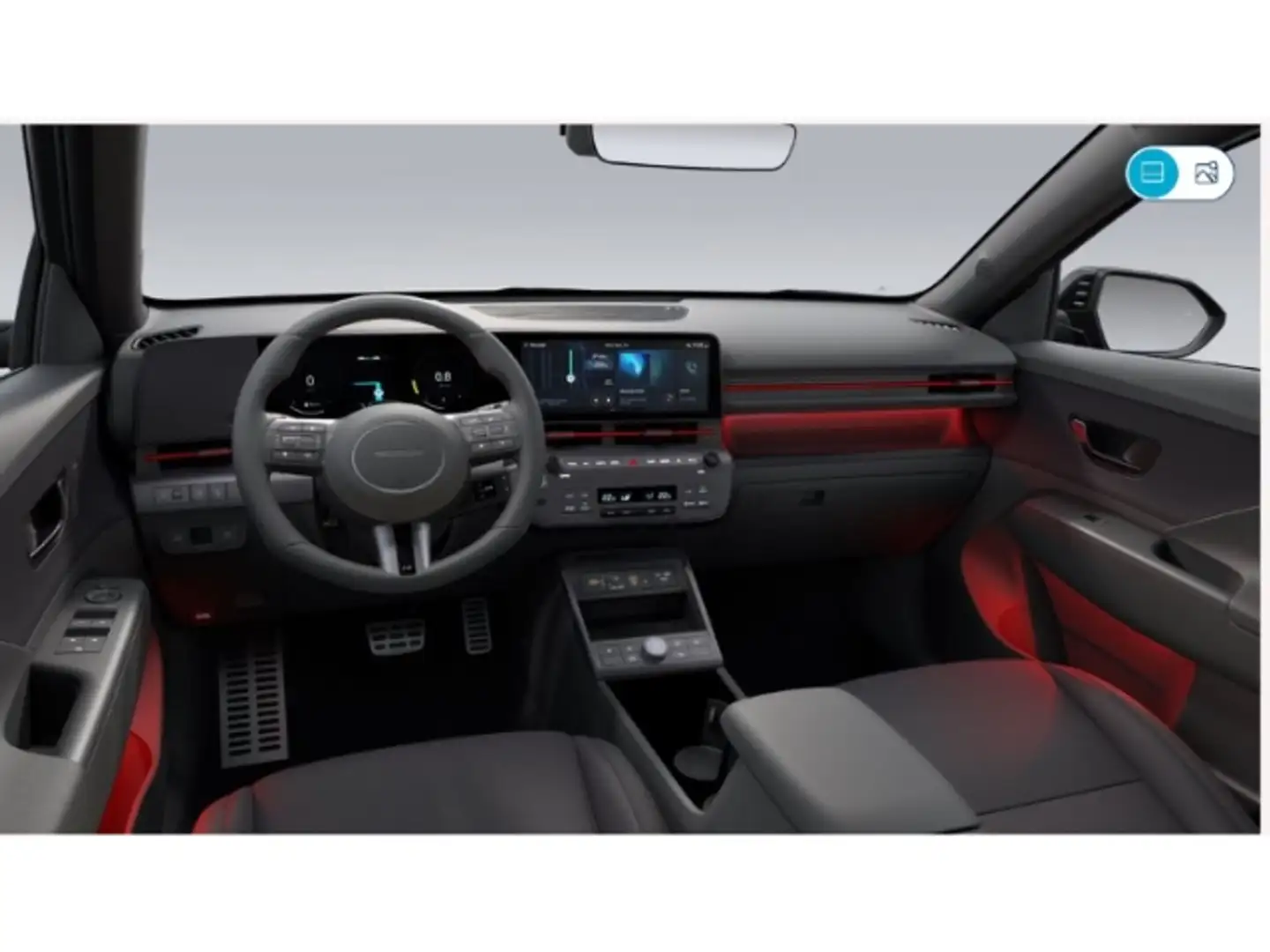 Hyundai KONA HEV 1.6 GDI  6-DCT 2WD N LINE+Dachlackierung Grigio - 2