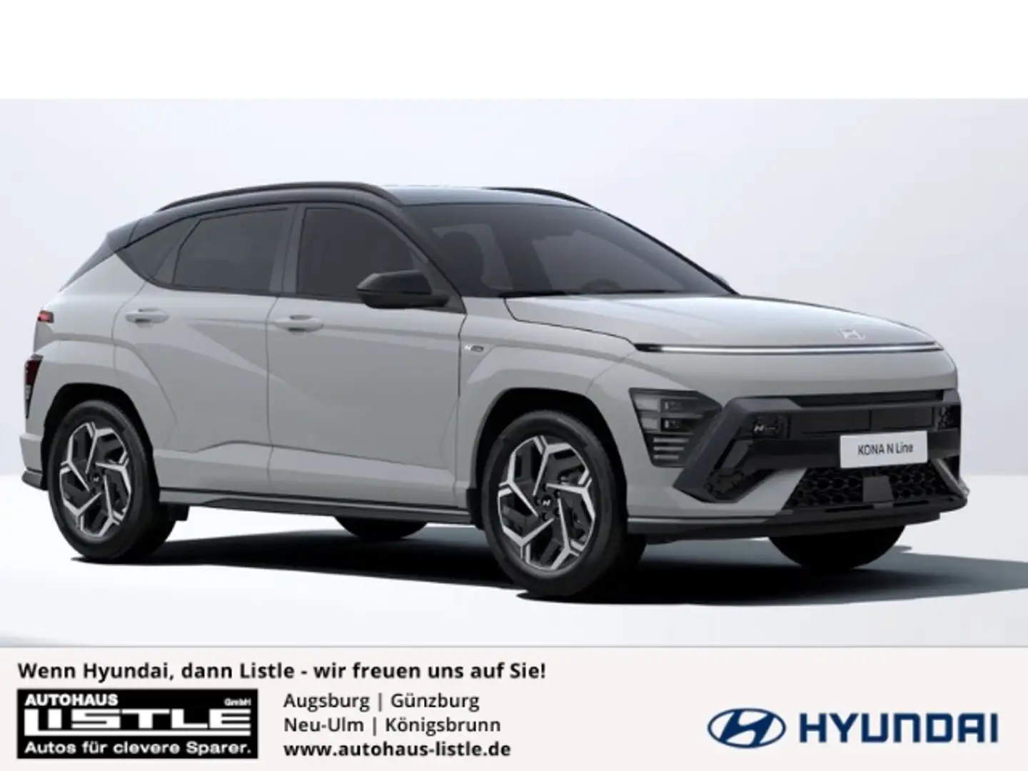 Hyundai KONA HEV 1.6 GDI  6-DCT 2WD N LINE+Dachlackierung Grigio - 1