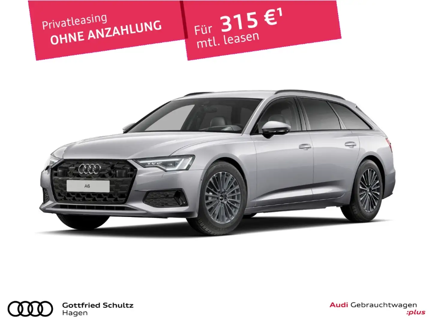Audi A6 Avant 40 TDI qu. S-tronic MATRIX NAV HUD ACC advan Silber - 1