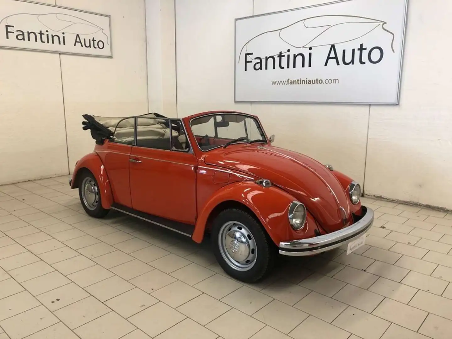 Volkswagen Maggiolino 1.3 CABRIO COLORE RARISSIMO "MANDARINE" Arancione - 1