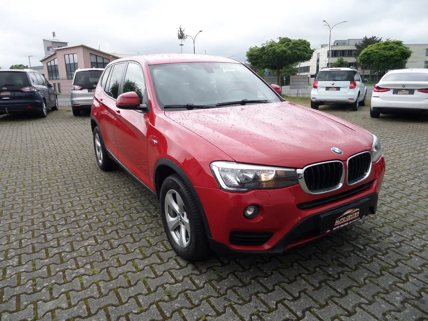 BMW X3 xDrive 20 d Allrad+1.Hand+Klima+AHK+Top Zustand Rot - 2