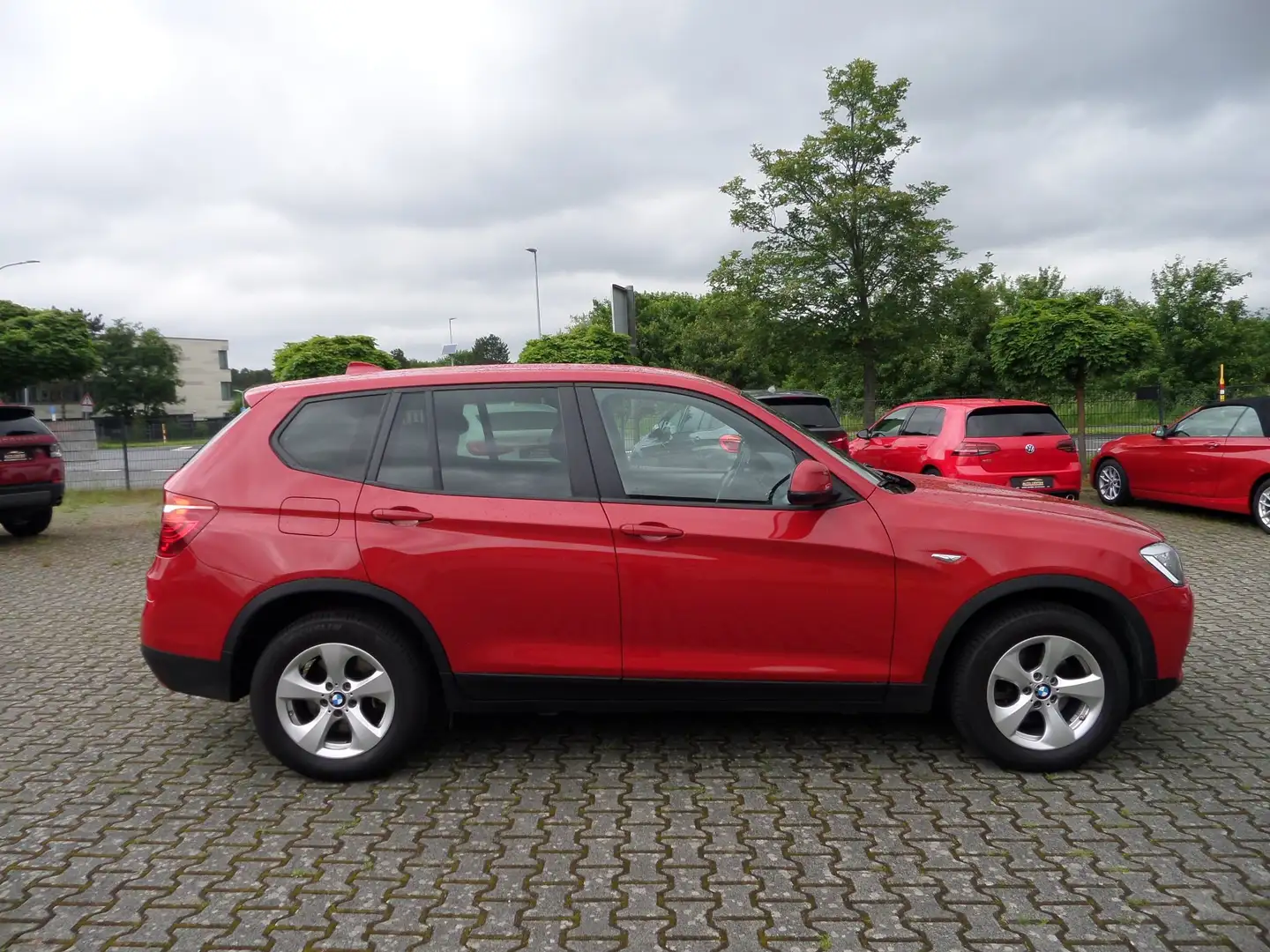 BMW X3 xDrive 20 d Allrad+1.Hand+Klima+AHK+Top Zustand Rot - 1