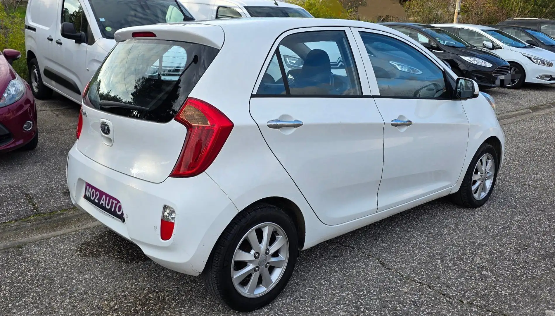 Kia Picanto BOITE AUTO 1.2 85CH PREMIUM 2013 CUIR CLIM RADAR... Blanc - 2