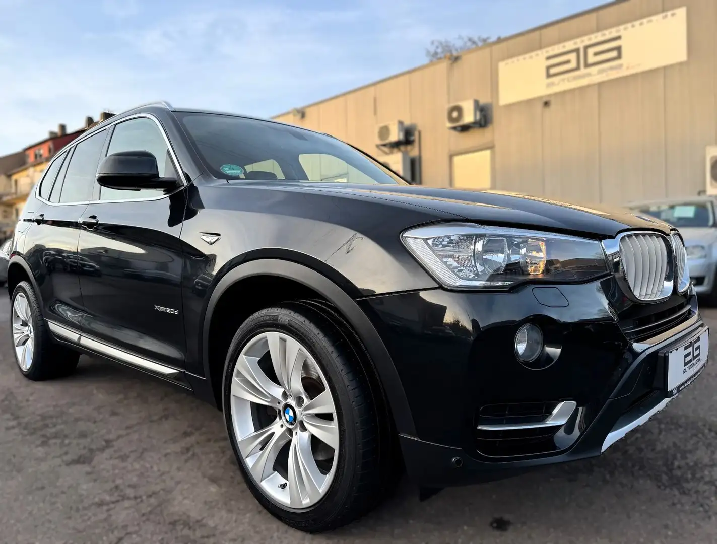 BMW X3 xDrive 20d Automatik *2.Hand/Navi/H&K/AHK* Noir - 1