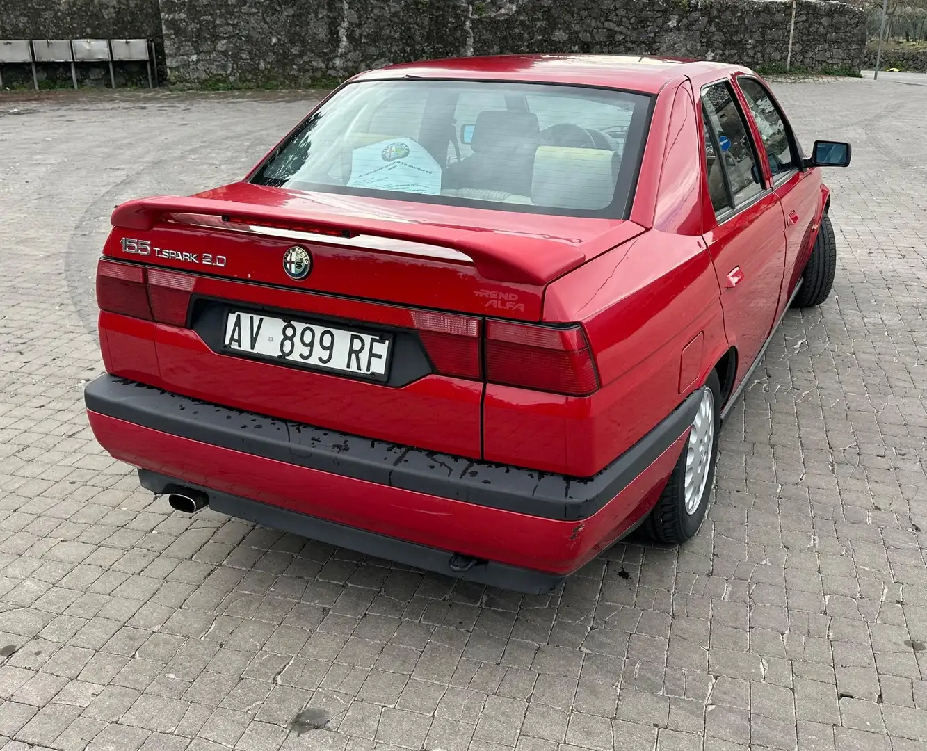 Alfa Romeo 155 2.0 ts cat epoca Rouge - 2