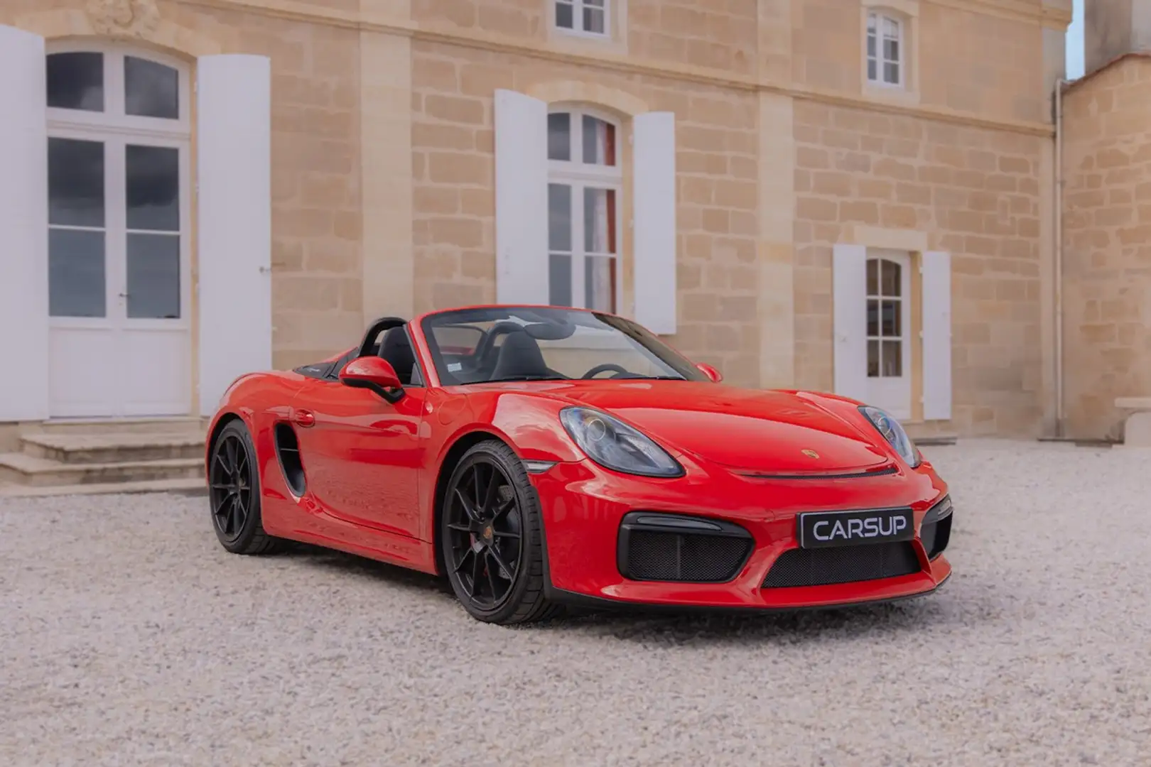 Porsche Boxster SPYDER 981 Rood - 1