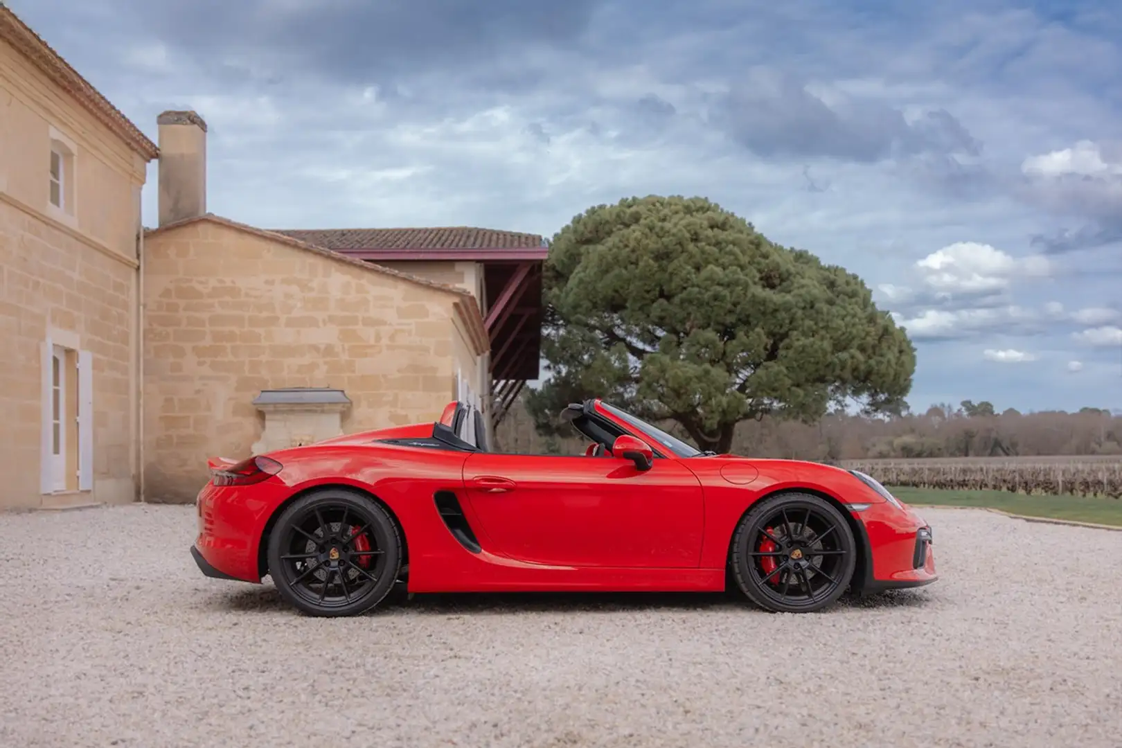 Porsche Boxster SPYDER 981 Rood - 2