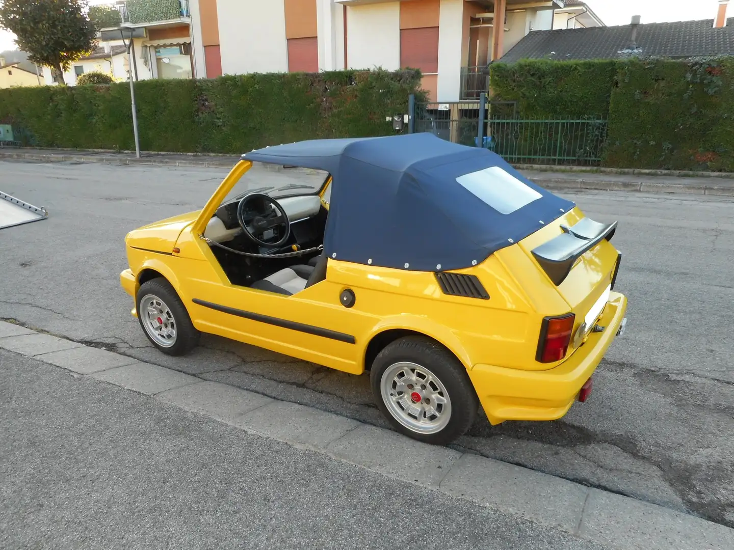 Fiat 126 Cabrio Sarı - 2