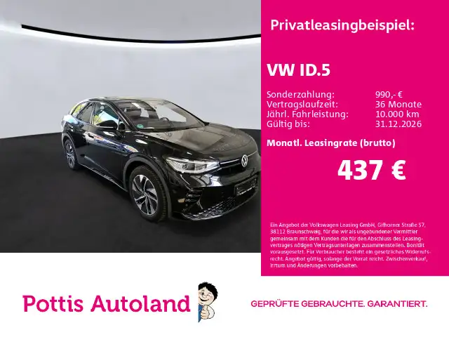 Volkswagen ID.5 4M GTX PANO NAVI KAMERA SITZHZG LED