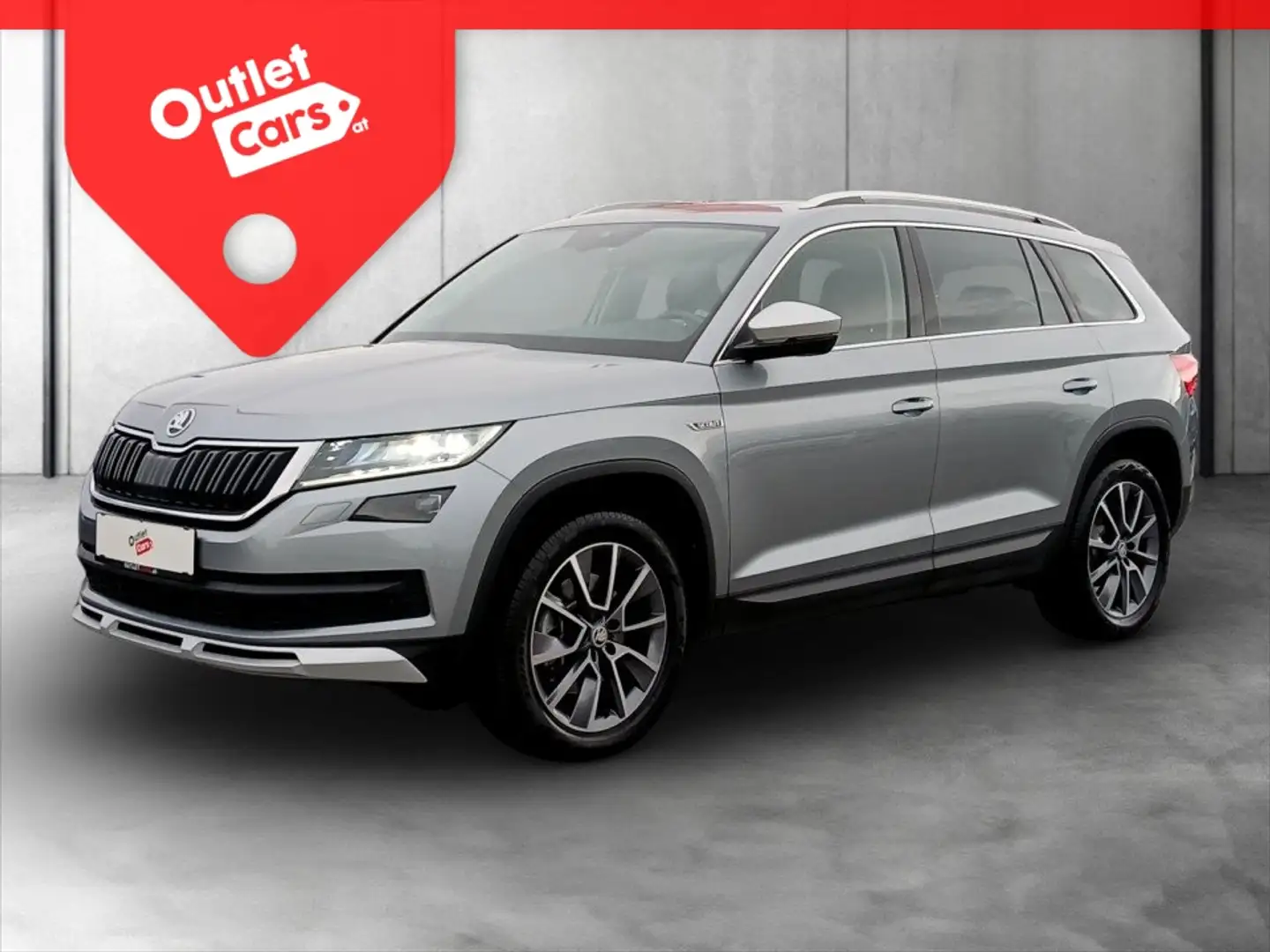 Skoda Kodiaq 4x4 SCOUT TSI DSG ASSIST+AHK+LED+NAVI+RFK Grau - 1