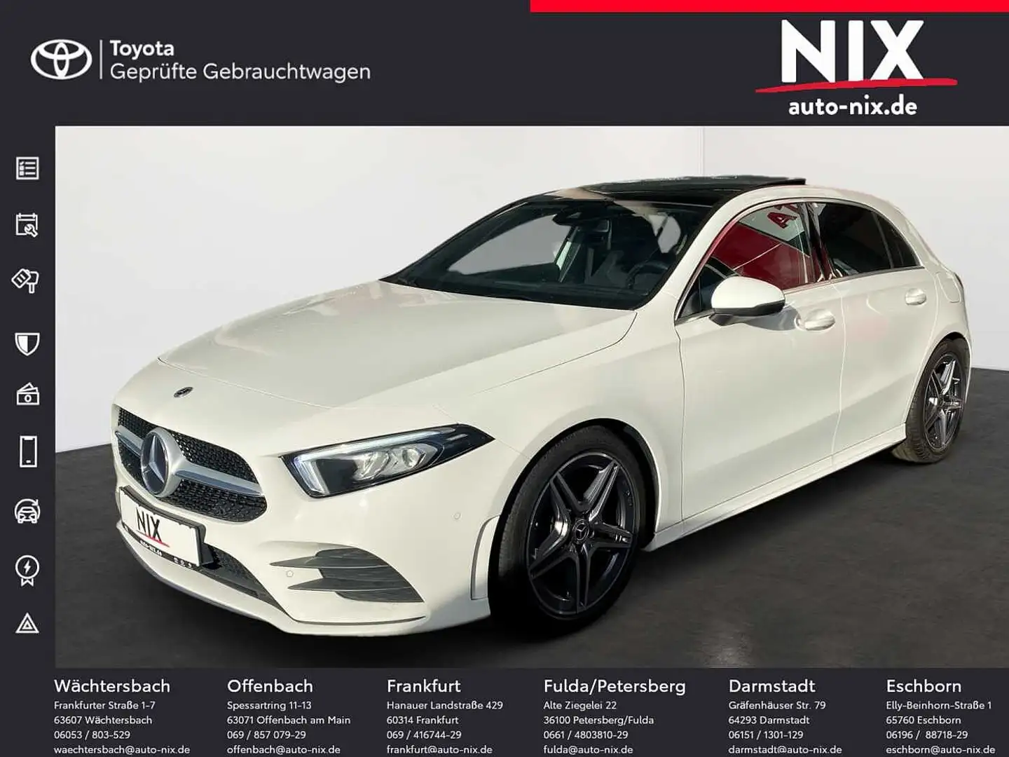 Mercedes-Benz A 200 7G-DCT AMG Line Weiß - 1