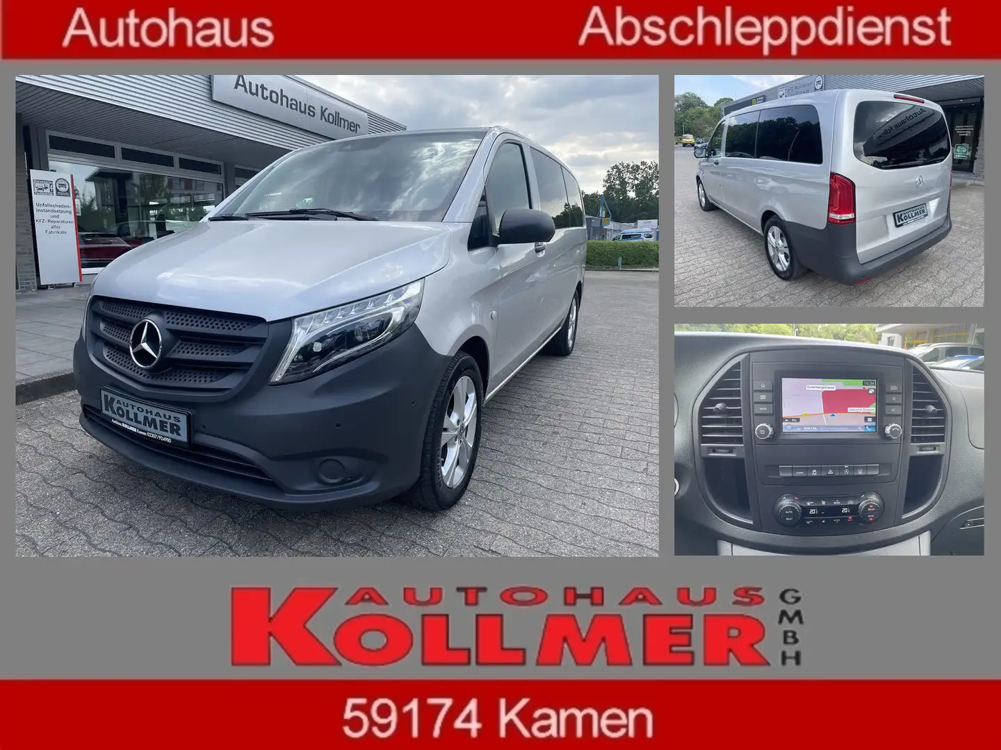 Mercedes-Benz Vito 119 Tourer Pro lang Standhzg*LED*Navi*8Sitz Argento - 1