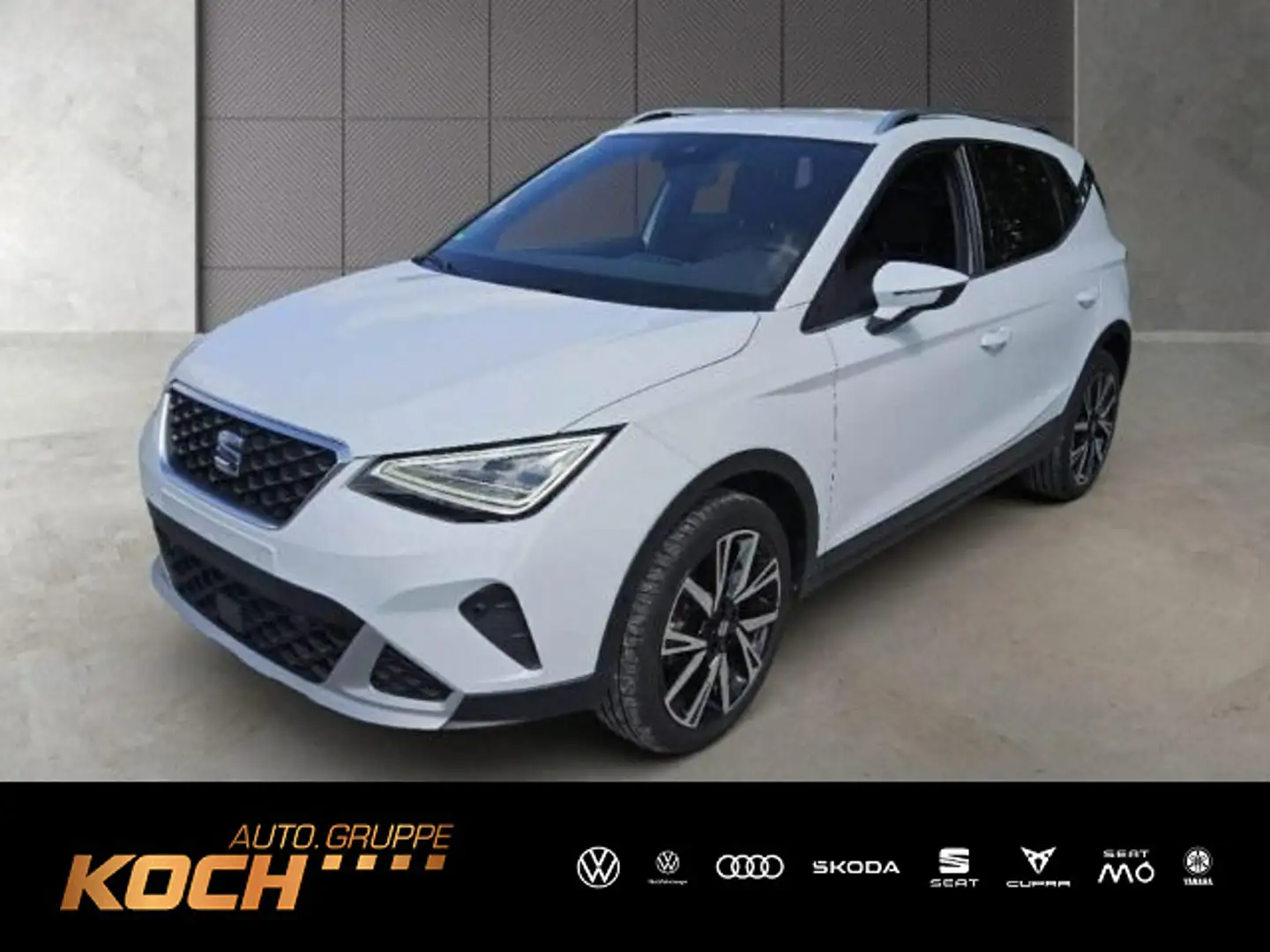 SEAT Arona Xperience 1.0TSI DSG Navi LED AHK Kamera Weiß - 1
