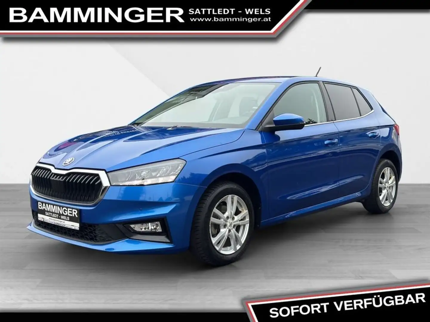 Skoda Fabia 1.0 TSI Style Blau - 1