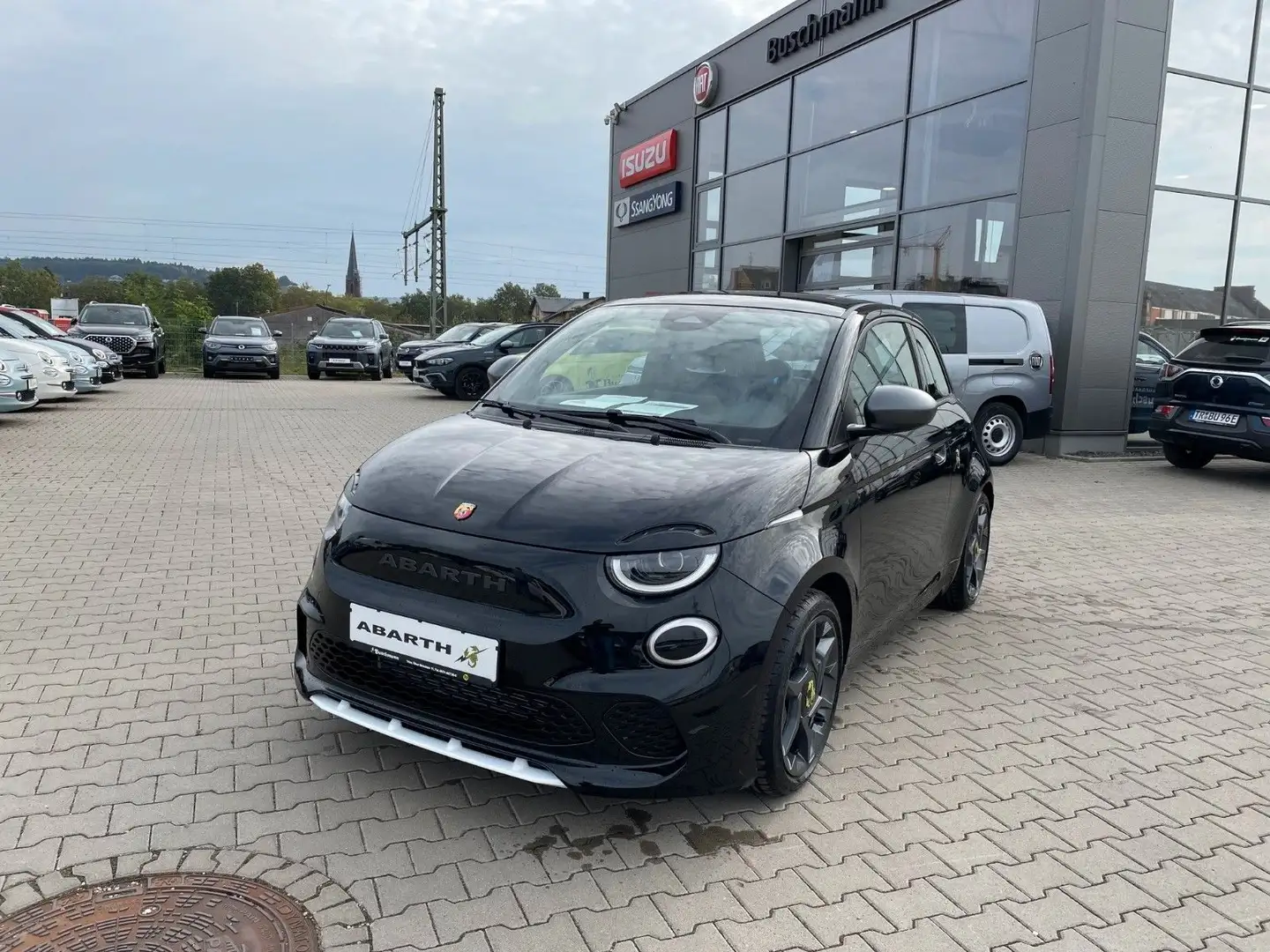 Abarth 500 e 42kWh | ePro Wallbox 22kw GRATIS | Fekete - 1