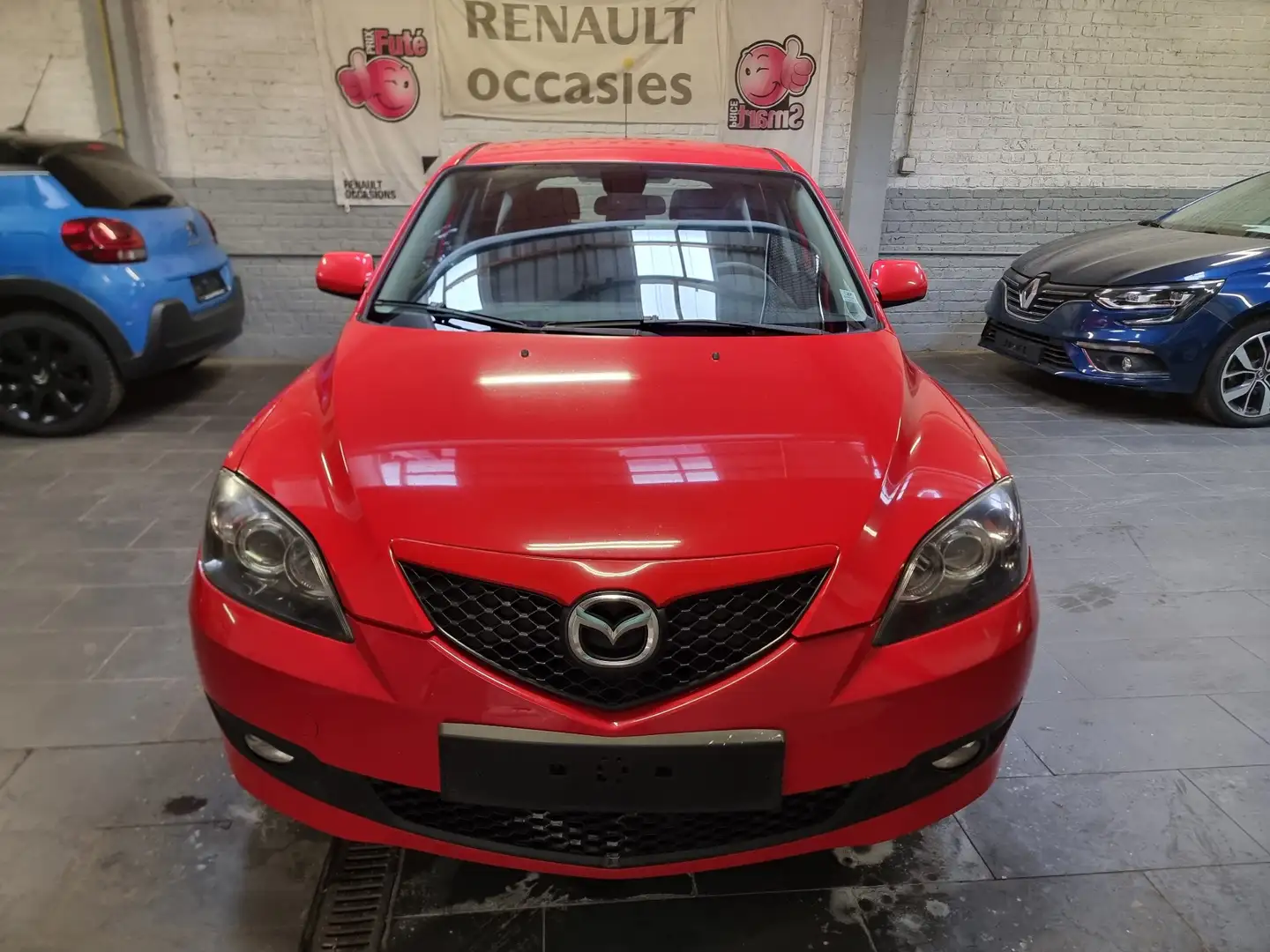 Mazda 3 1.6 Active avec airco Rouge - 1