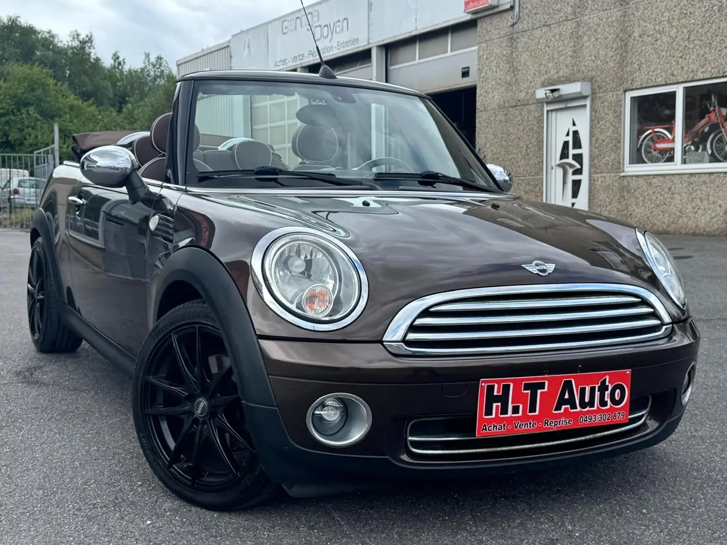 MINI Cooper Cabriolet 1.6i/Etat neuf/Boite automatique/Airco Brun - 2