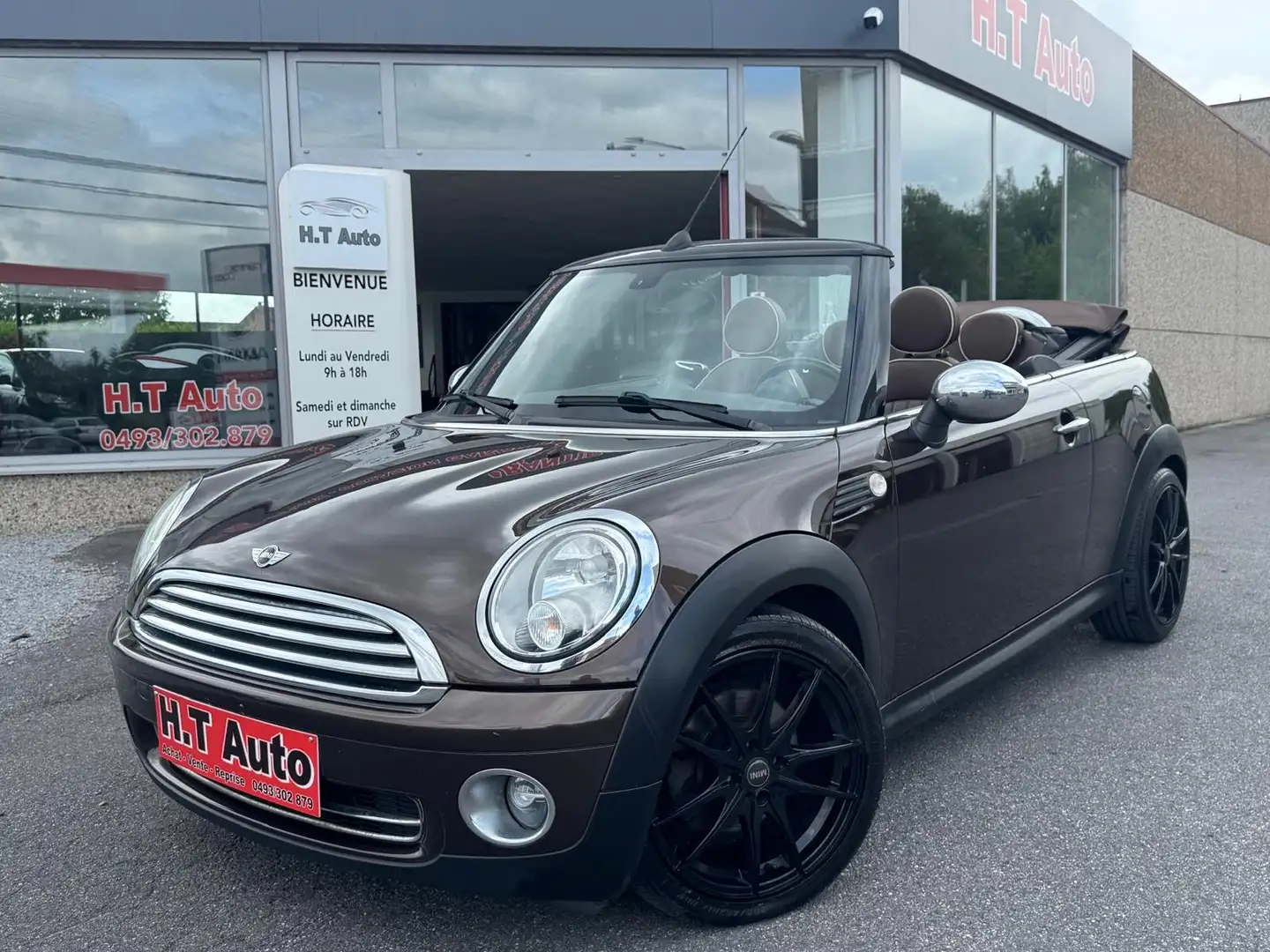MINI Cooper Cabriolet 1.6i/Etat neuf/Boite automatique/Airco Brun - 1
