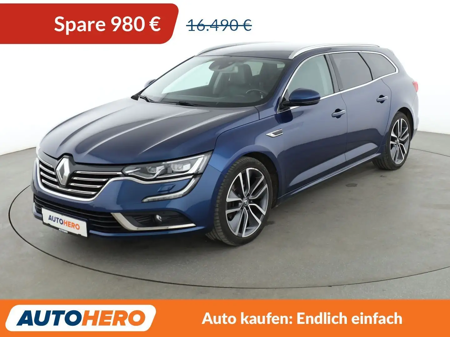 Renault Talisman 1.6 dCi Energy Intens Aut.*NAV*LED*HEAD-UP*CAM*SHZ Blau - 1