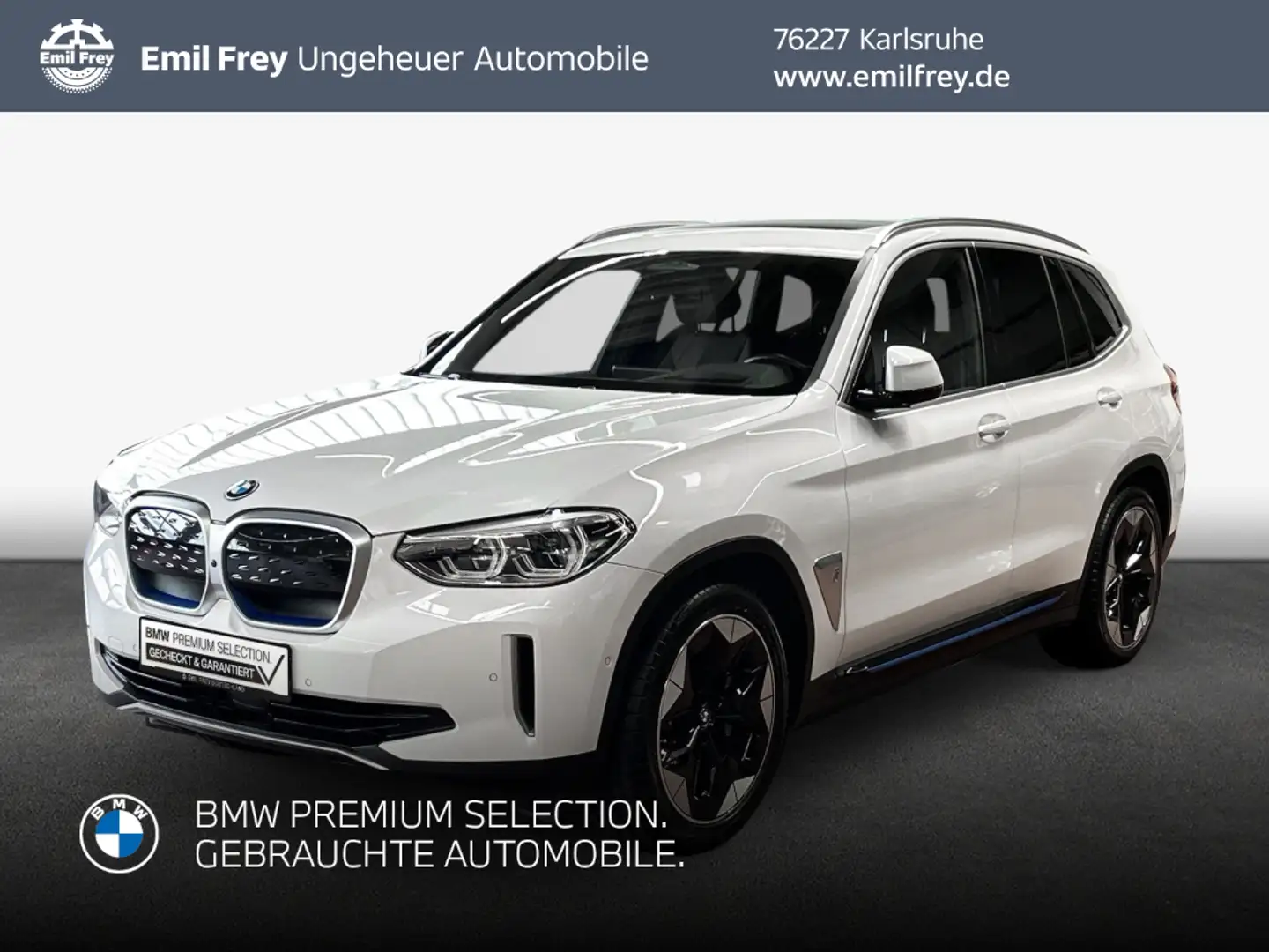 BMW iX3 Impressive *SHZ*HUD*AHK* Blanc - 1
