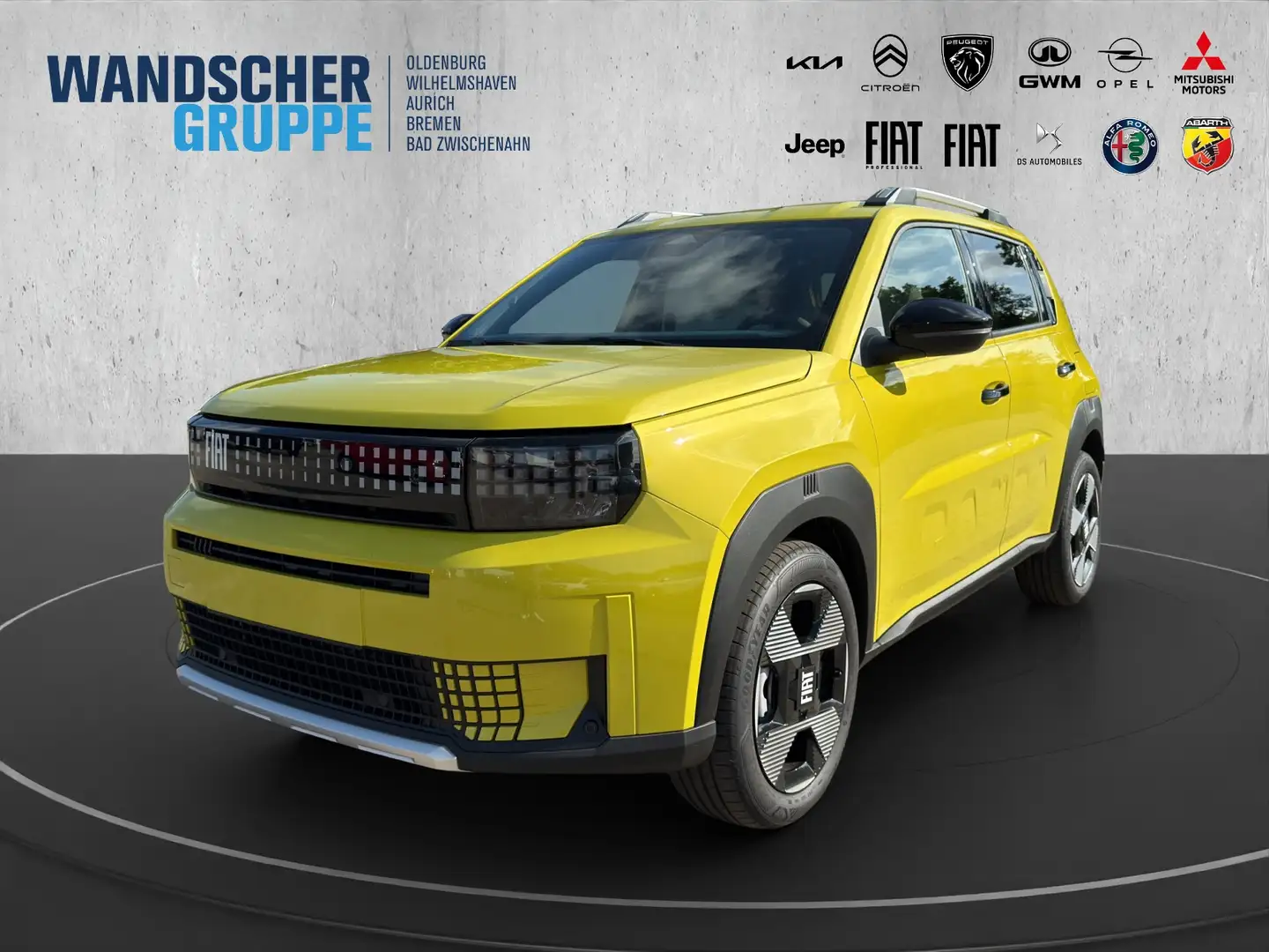 Fiat Grande Panda LA PRIMA Hybrid 1.2 eDCT *SHZ* Żółty - 1