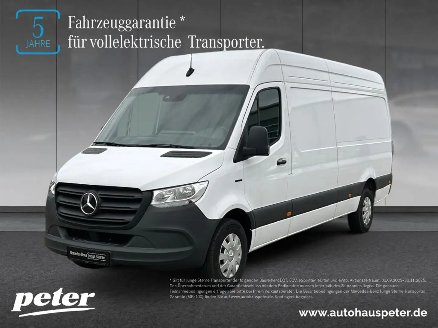 Mercedes-Benz eSprinter Sprinter  414 Kasten HD HV Akku 113 KWh+ Weiß - 1