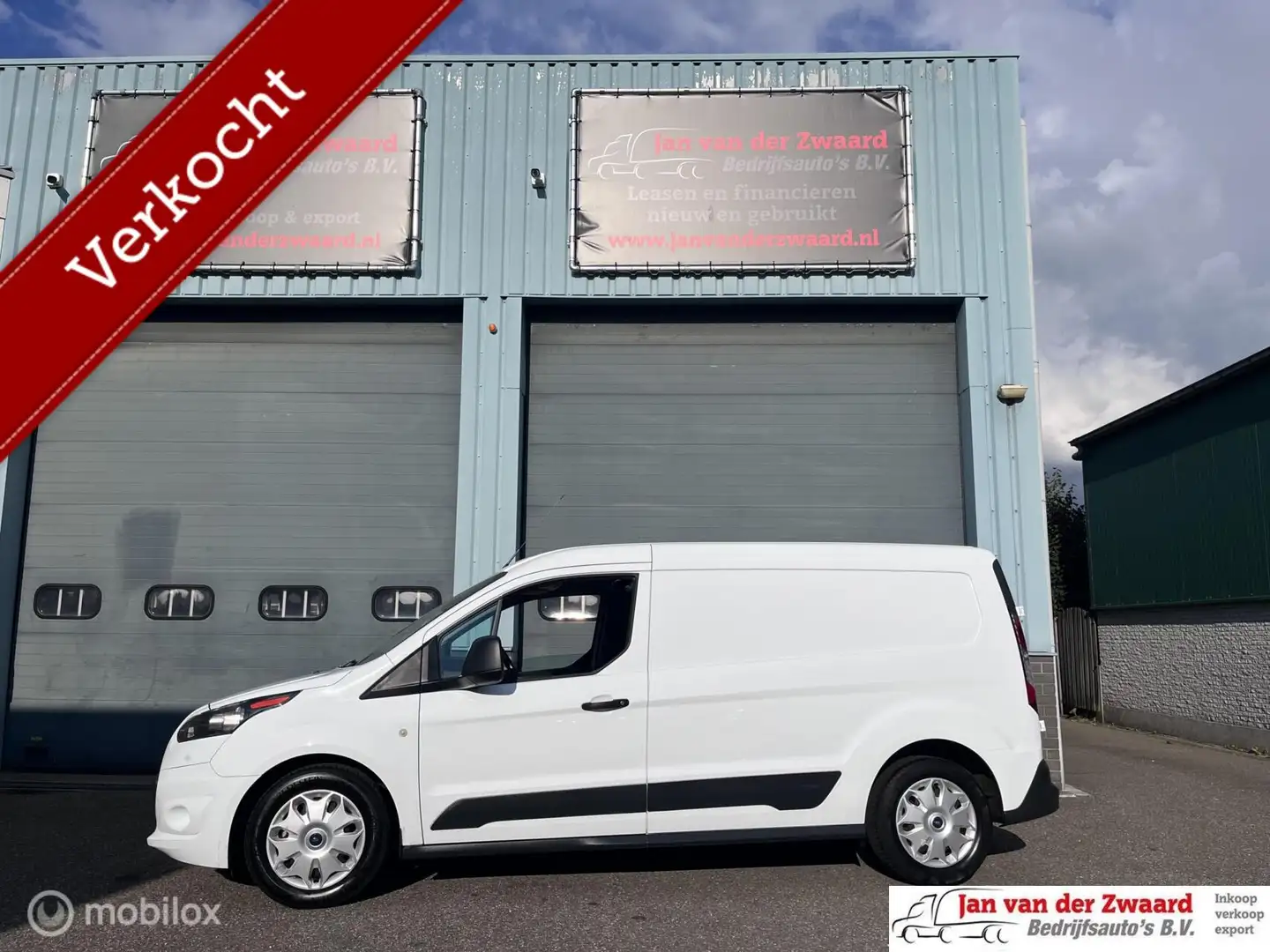 Ford Transit Connect 1.5 TDCI Lang Trend Airco 3 zitplaatsen MARGE auto Blanc - 1