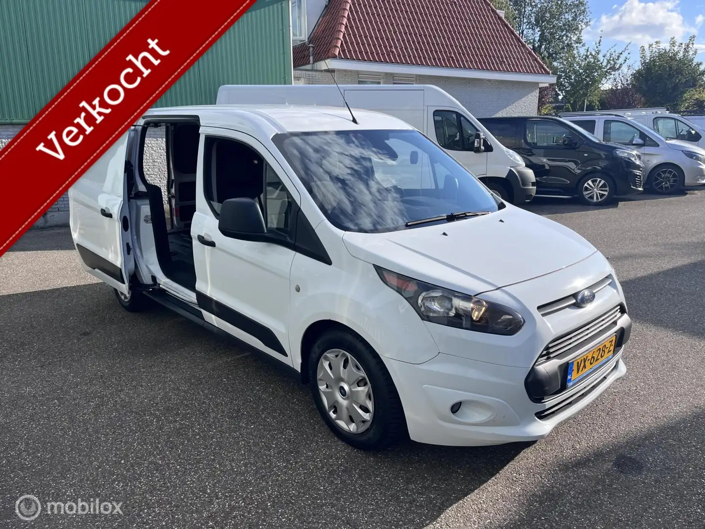 Ford Transit Connect 1.5 TDCI Lang Trend Airco 3 zitplaatsen MARGE auto Blanc - 2