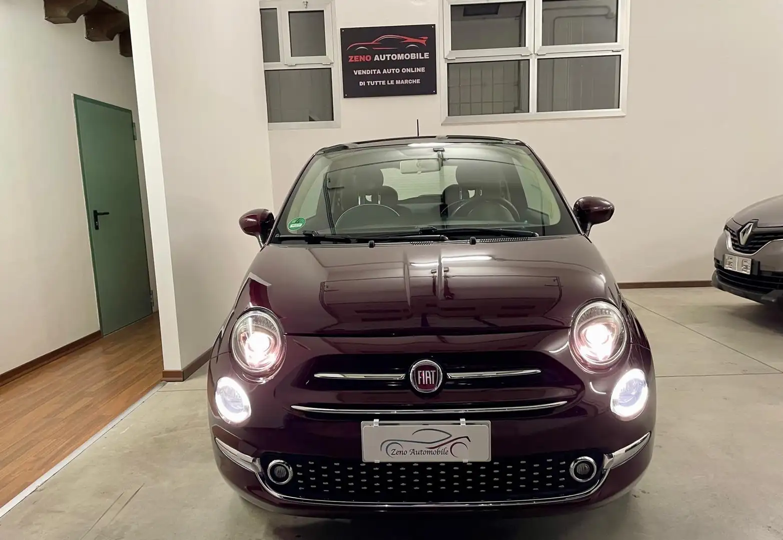 Fiat 500 1.2 LOUNGE/CLIMA AUTOMATICO/TETTO PANORAMICO Rosso - 2