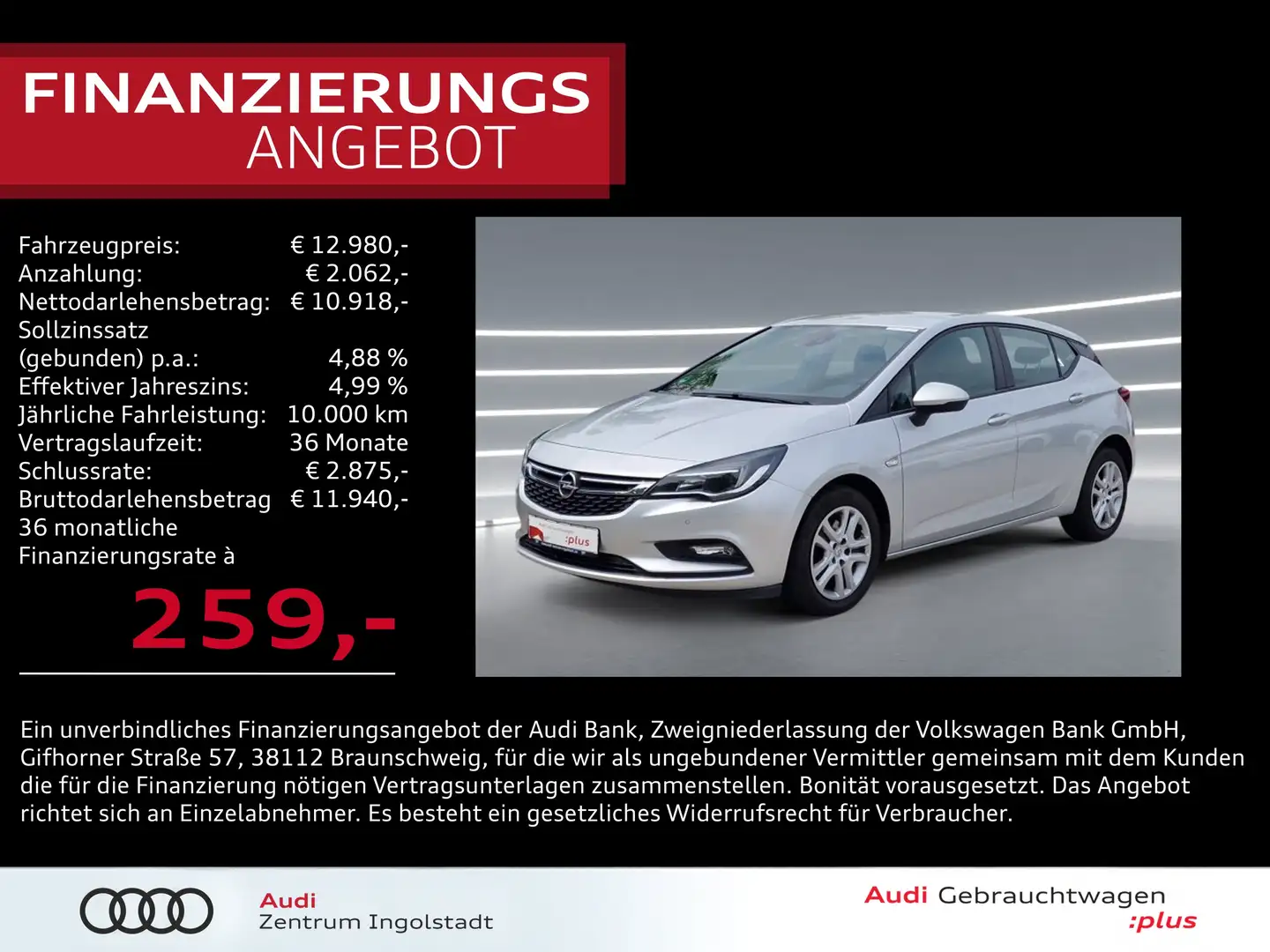 Opel Astra K Lim. 1.6 CDTI Edition NAVI GRA Parkpilot Zilver - 1