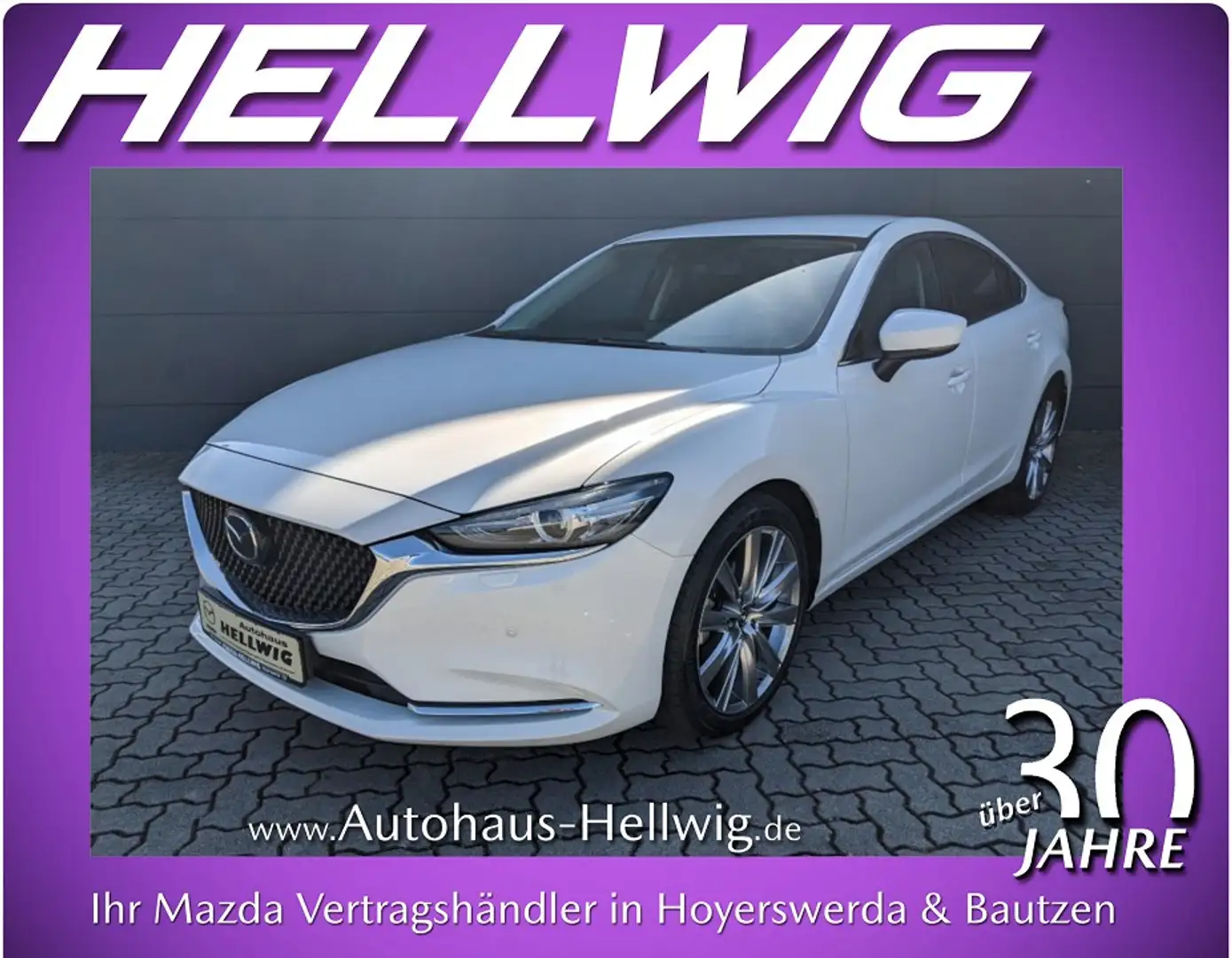 Mazda 6 4-Türer 2.0l Exclusive Leder Bose Matrix-LED Weiß - 1