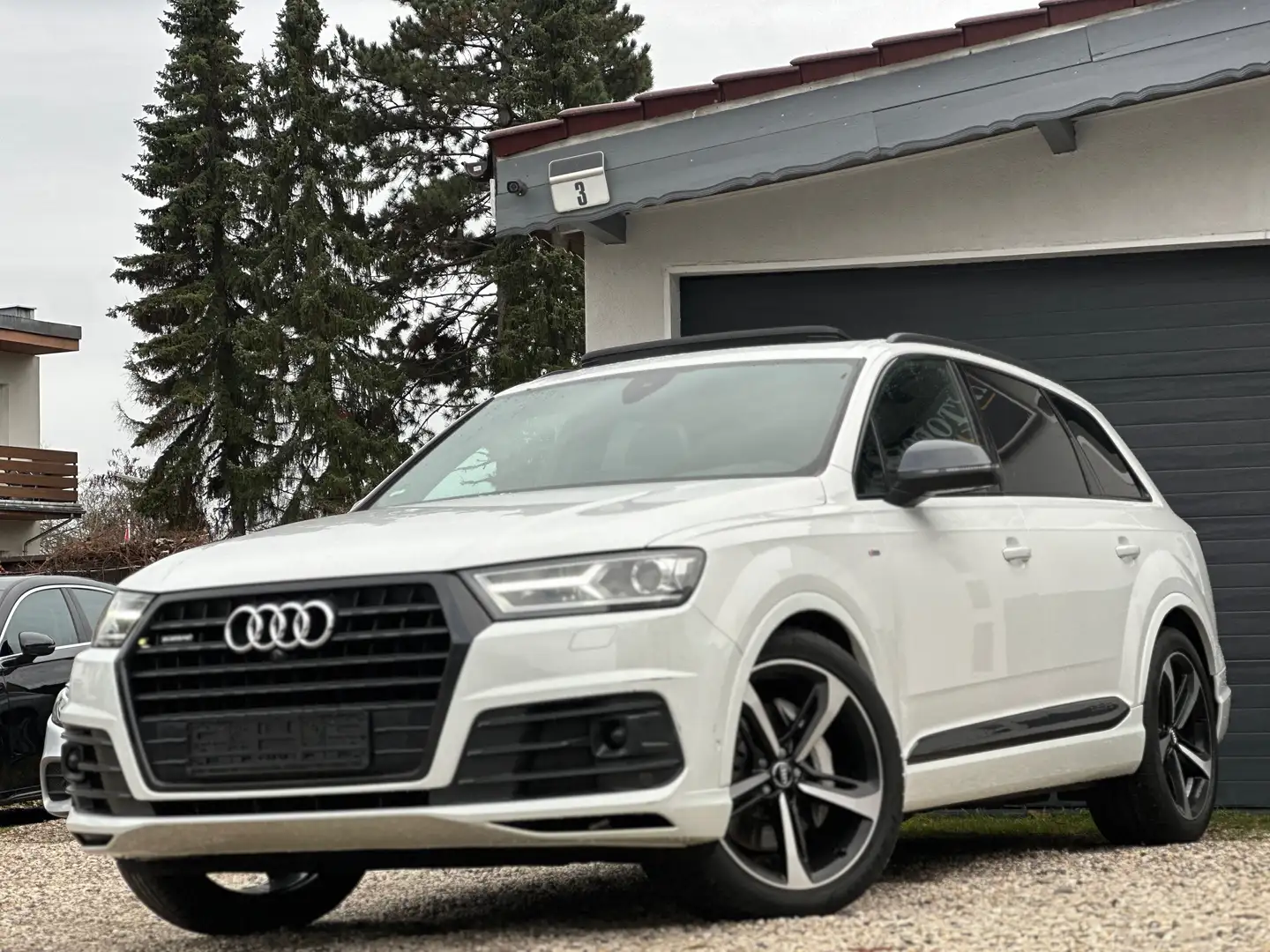Audi Q7 3.0 TDI quattro/7-Sitzer/Pano/BOSE/Martrix Weiß - 2