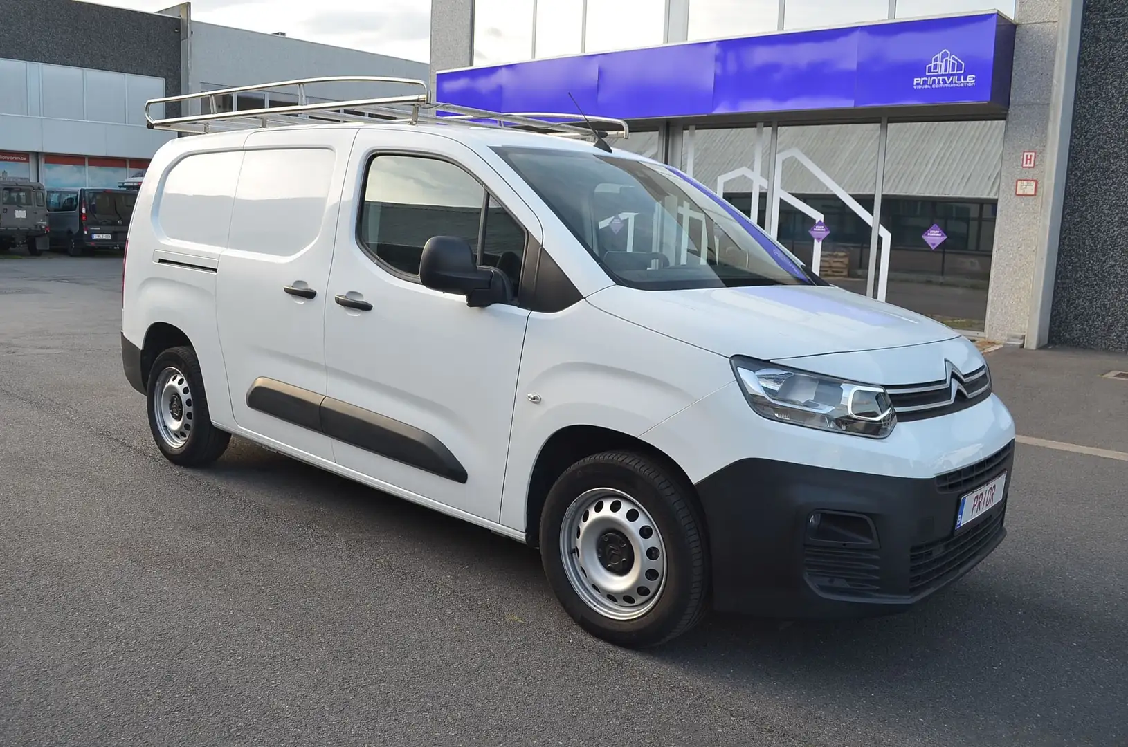 Citroen Berlingo (€11.975 ex BTW) 1.5 HDi L2 EURO6d ROOFRACK CAM Blanc - 1