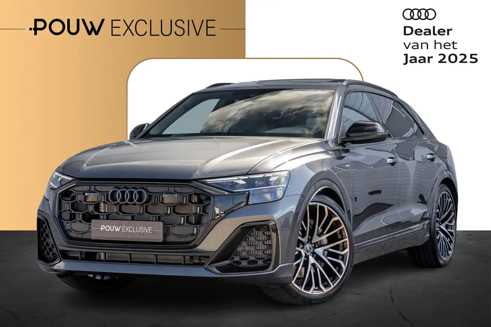 Audi Q8 55 TFSI e 394pk quattro S-line edition | Vierwielb Grijs - 1