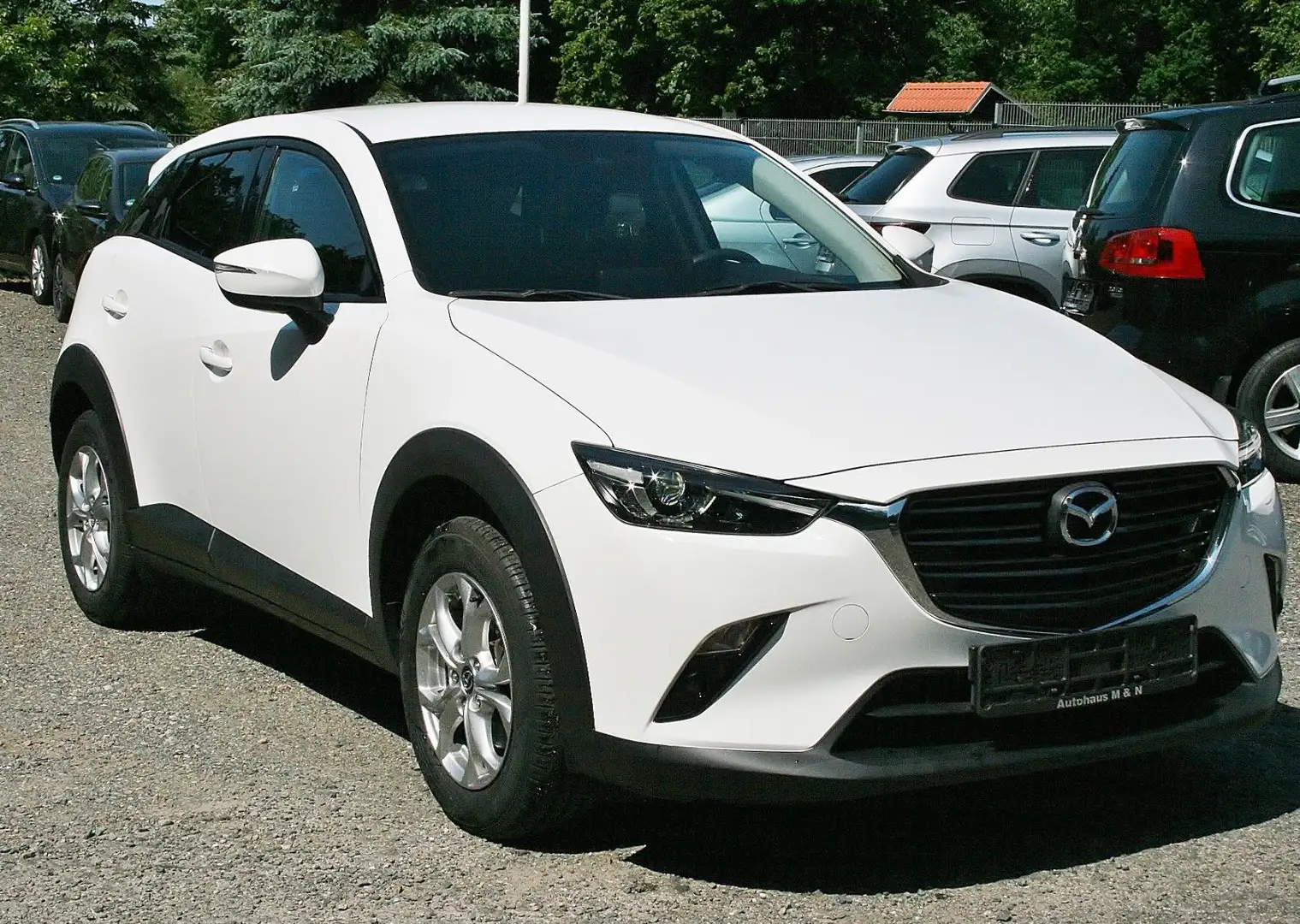 Mazda CX-3 Exclusive-Line+LED+Sitzheiz+Spur+PDC+AHK Blanc - 2