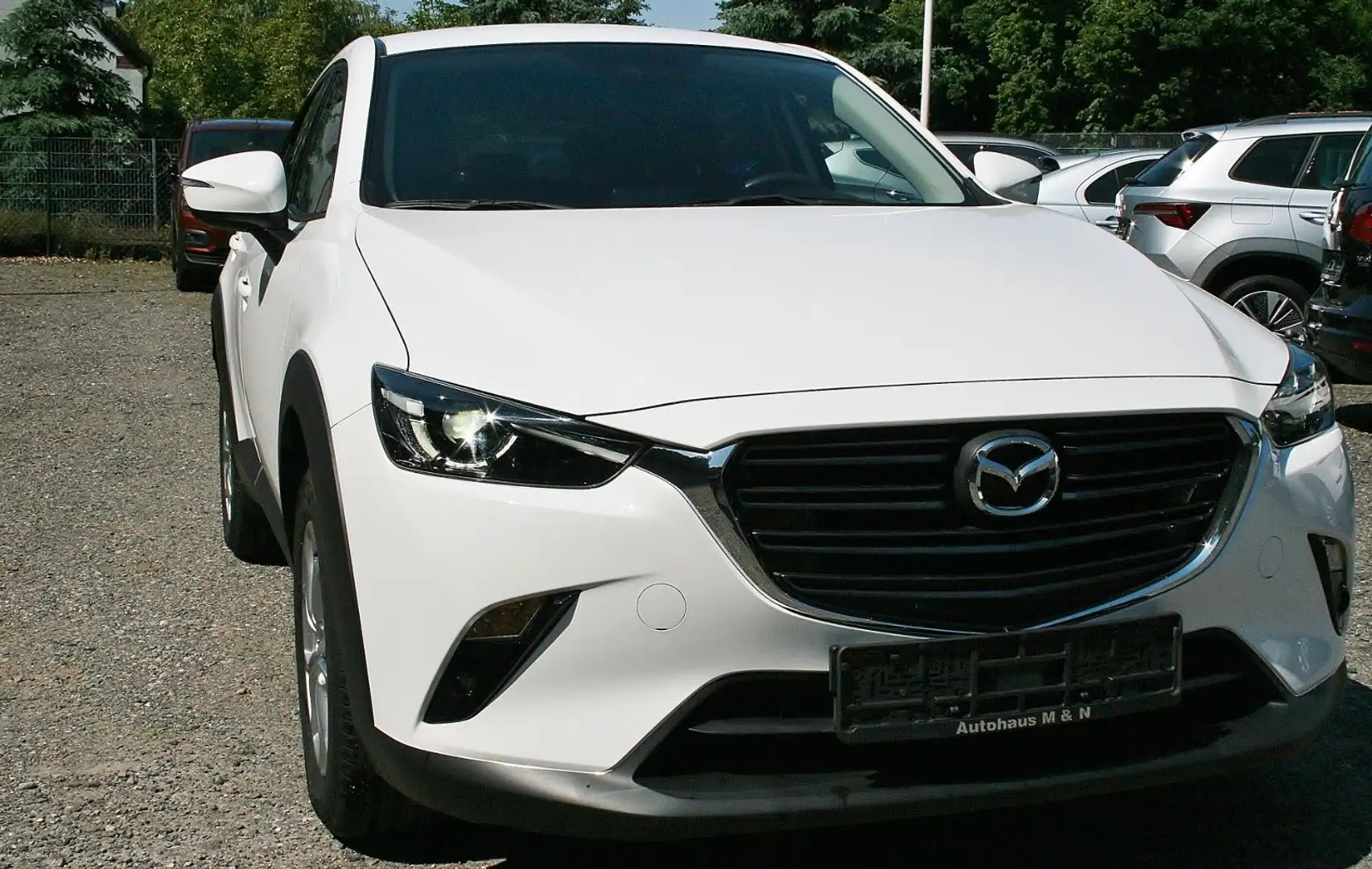 Mazda CX-3 Exclusive-Line+LED+Sitzheiz+Spur+PDC+AHK Blanc - 1