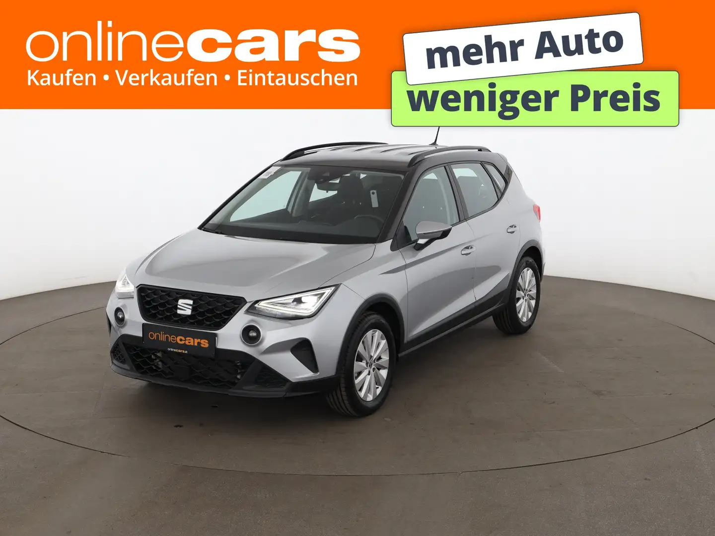 SEAT Arona 1.0 TSI Style LED ASSIST TEMPOMAT KLIMA PDC Silber - 1