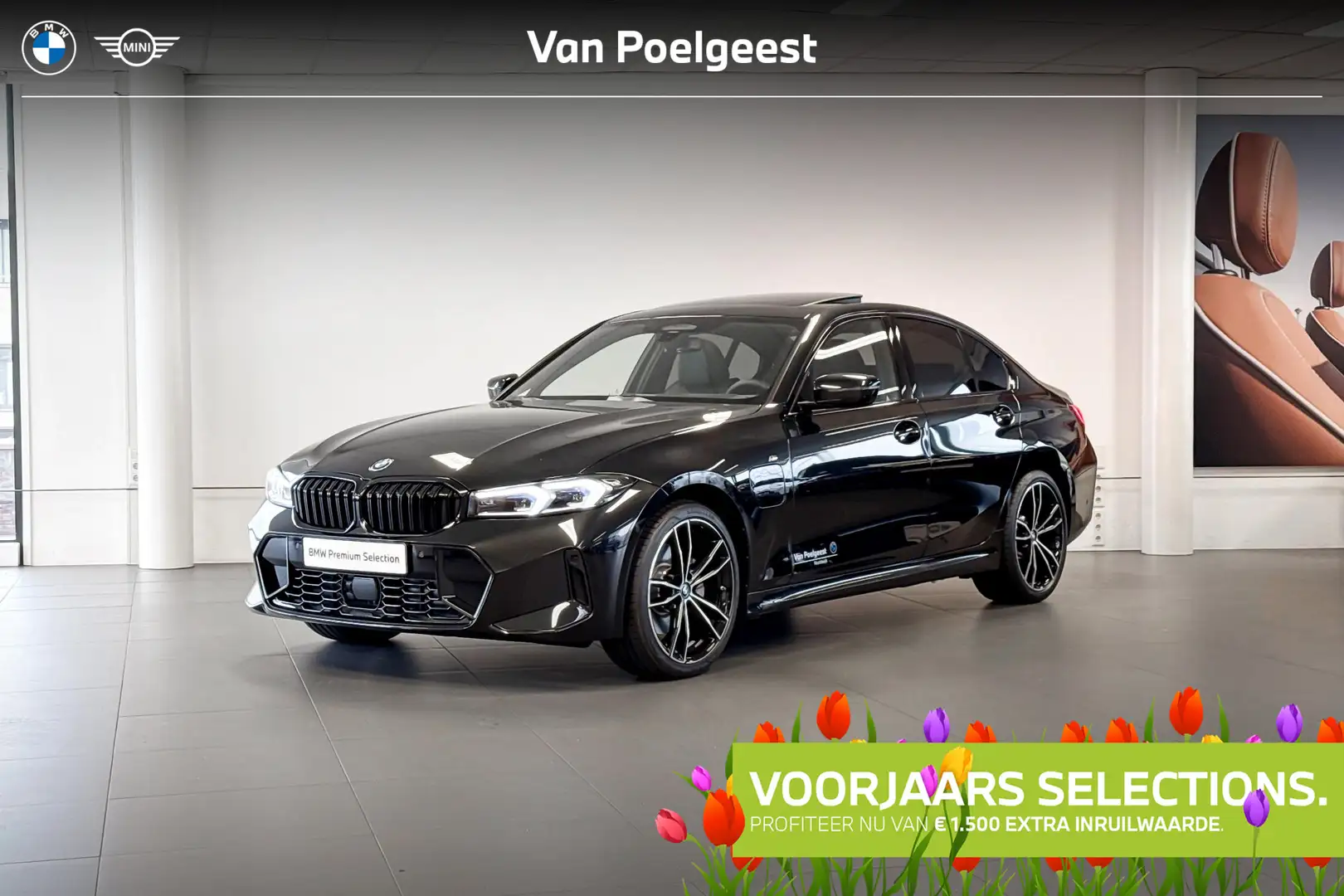 BMW 330 3 Serie Sedan 330e | M Sport | Stoelverwarming | H Zwart - 1