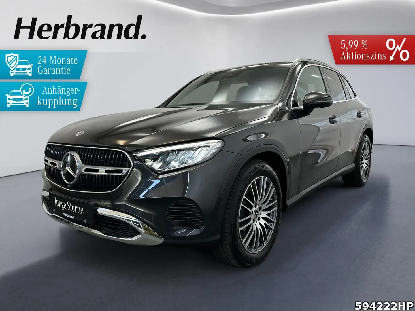 Mercedes-Benz GLC 220 d 4M Avantgarde AHK Memory LED CarPlay Grau - 1