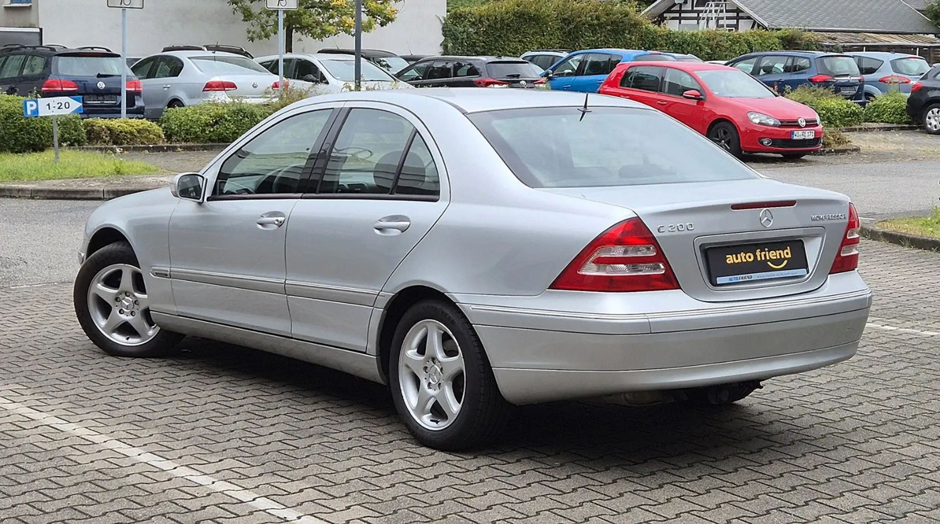 Mercedes-Benz C 200 Automatik aus 2. HAND TÜV SERVICE NEU Silber - 2