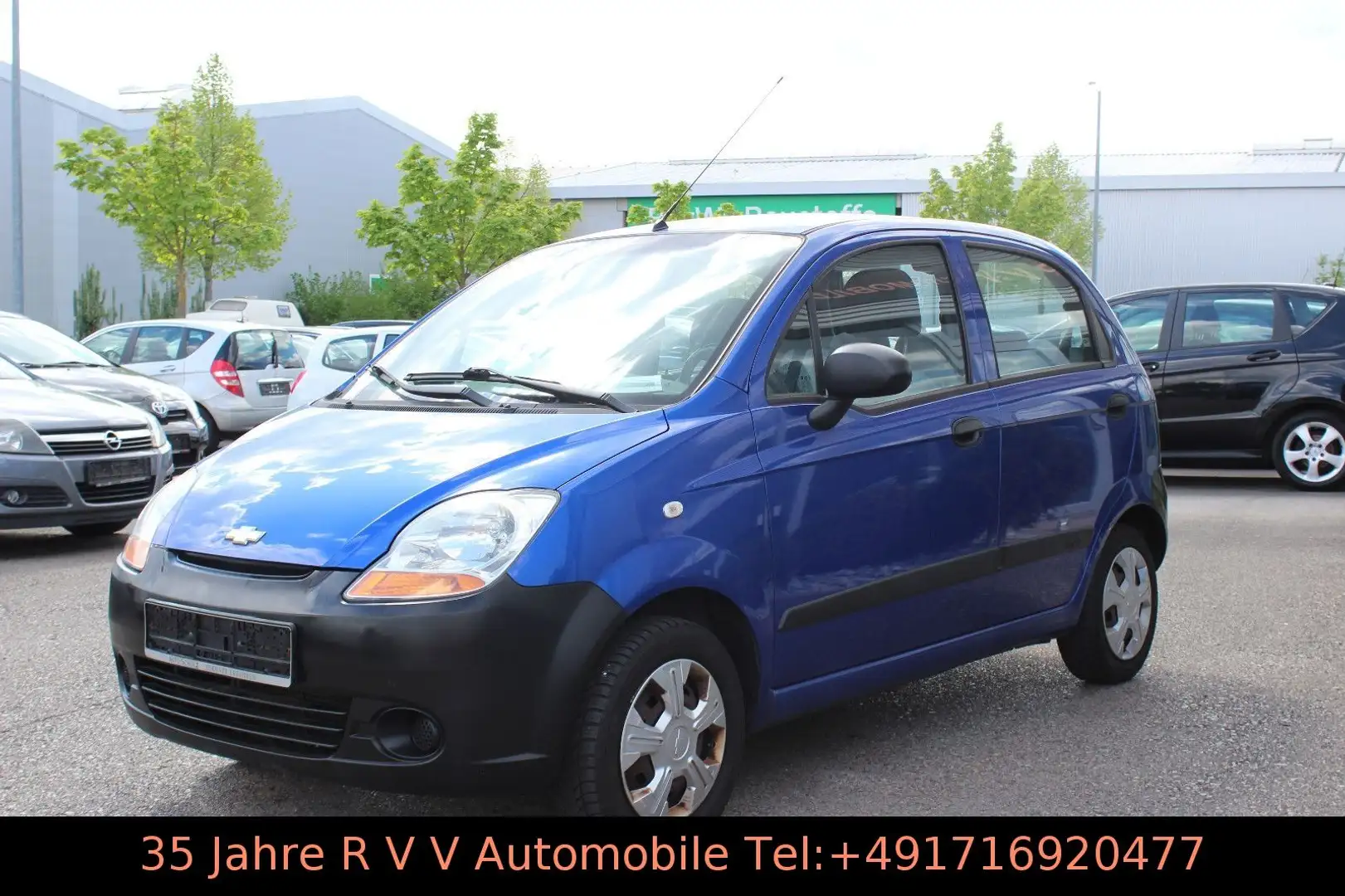 Chevrolet Matiz S, TÜV neu, Allwetterreifen, 1.Hand Blau - 2