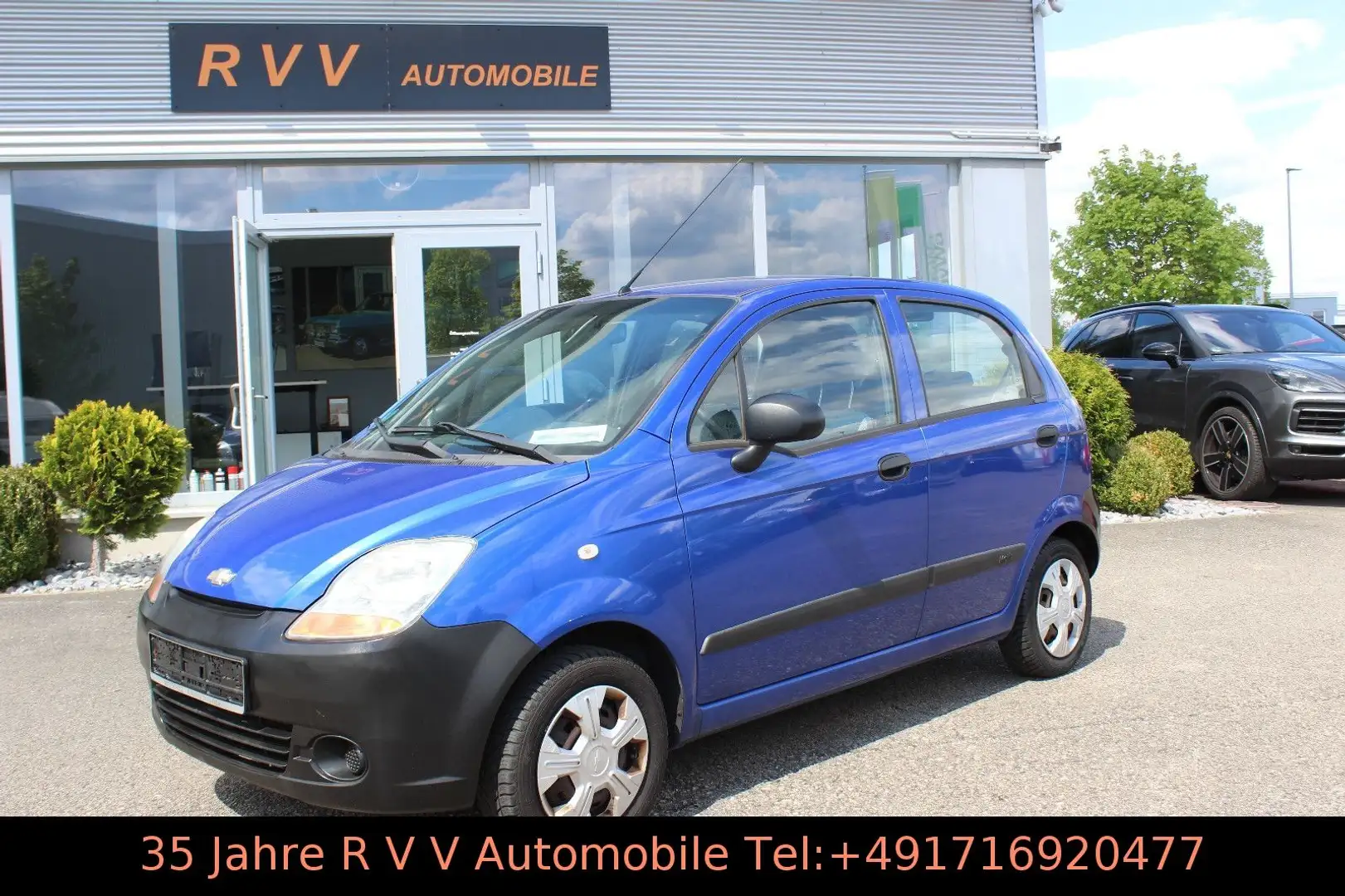 Chevrolet Matiz S, TÜV neu, Allwetterreifen, 1.Hand Blau - 1