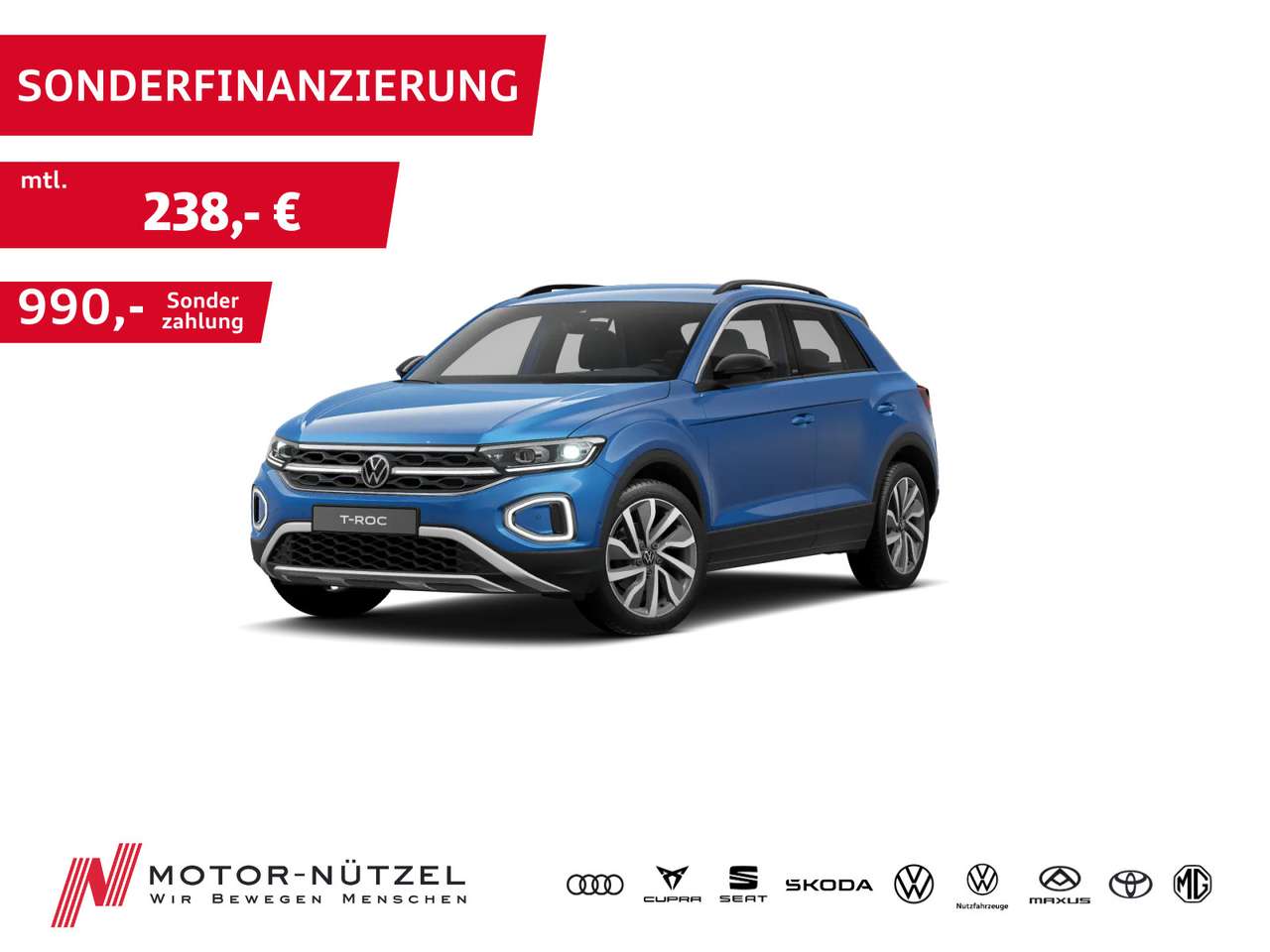 Volkswagen T-Roc 2024 — 1.0 TSI MOVE LED+NAVI+APP+ACC+SHZ+PDC+RFK